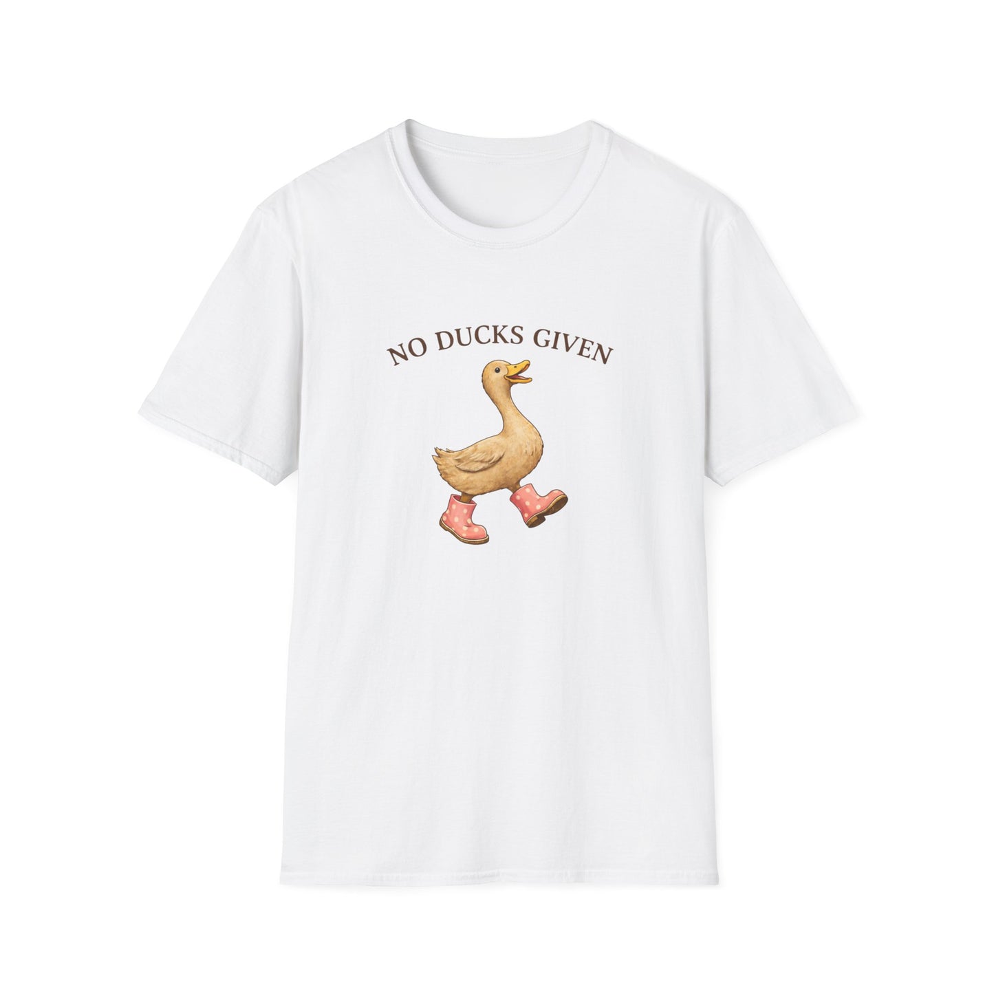 No Ducks Given Lustiges Enten-Grafik-T-Shirt