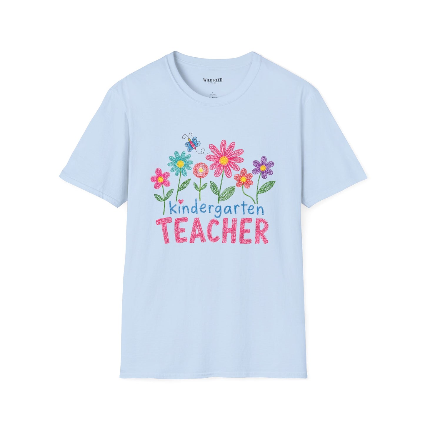 Kindergarten Teacher Shirt | Back to School Teacher Tee | Retro Grade Level Graphic T-Shirt