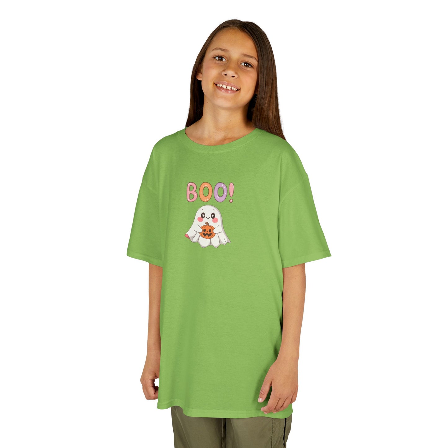 BOO Ghost Kids Halloween T-Shirt