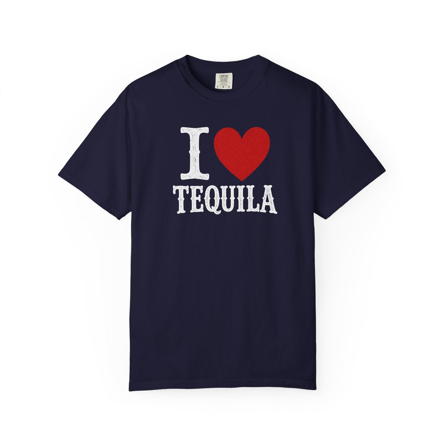 I Heart Tequila Shirt, Tequila Lover Tee, Funny Drinking Shirt, Country Concert Tee, Vintage Washed Graphic Tee, Girls Trip Shirt