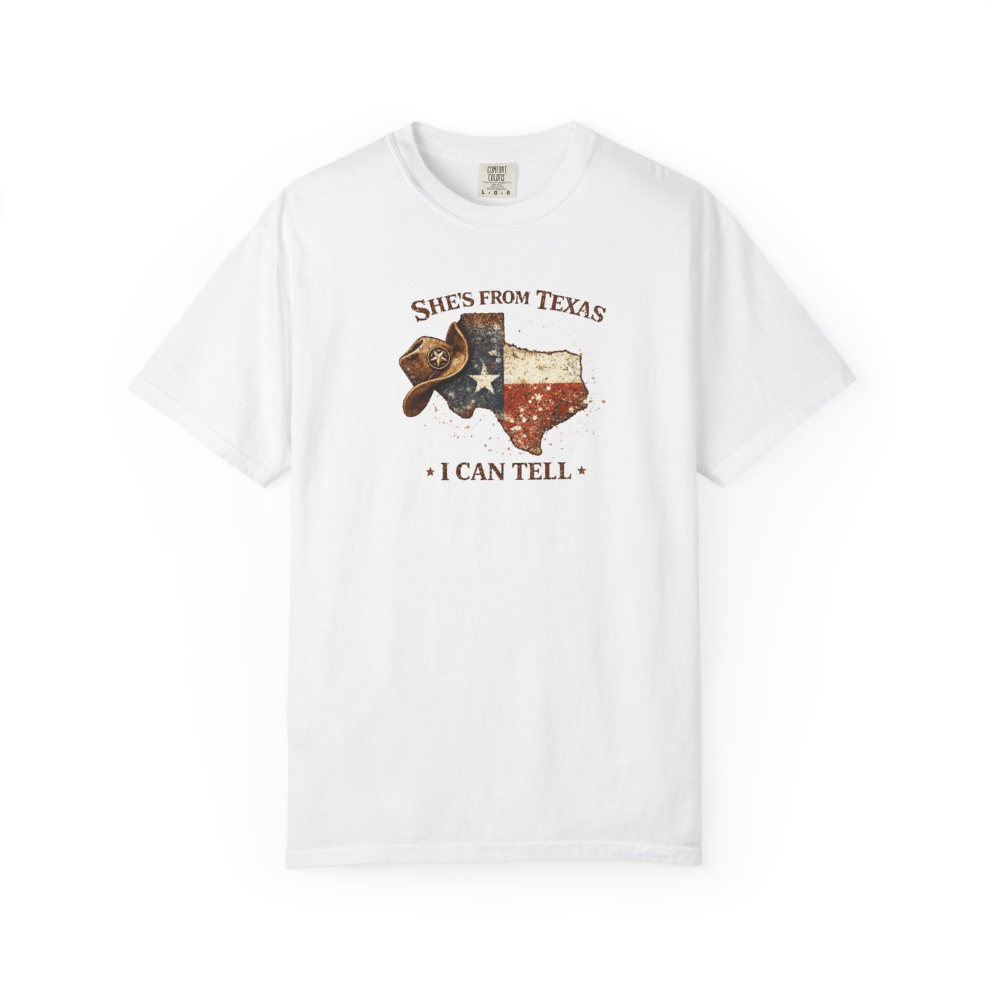 She’s From Texas I Can Tell Shirt | Vintage Texas Graphic Tee