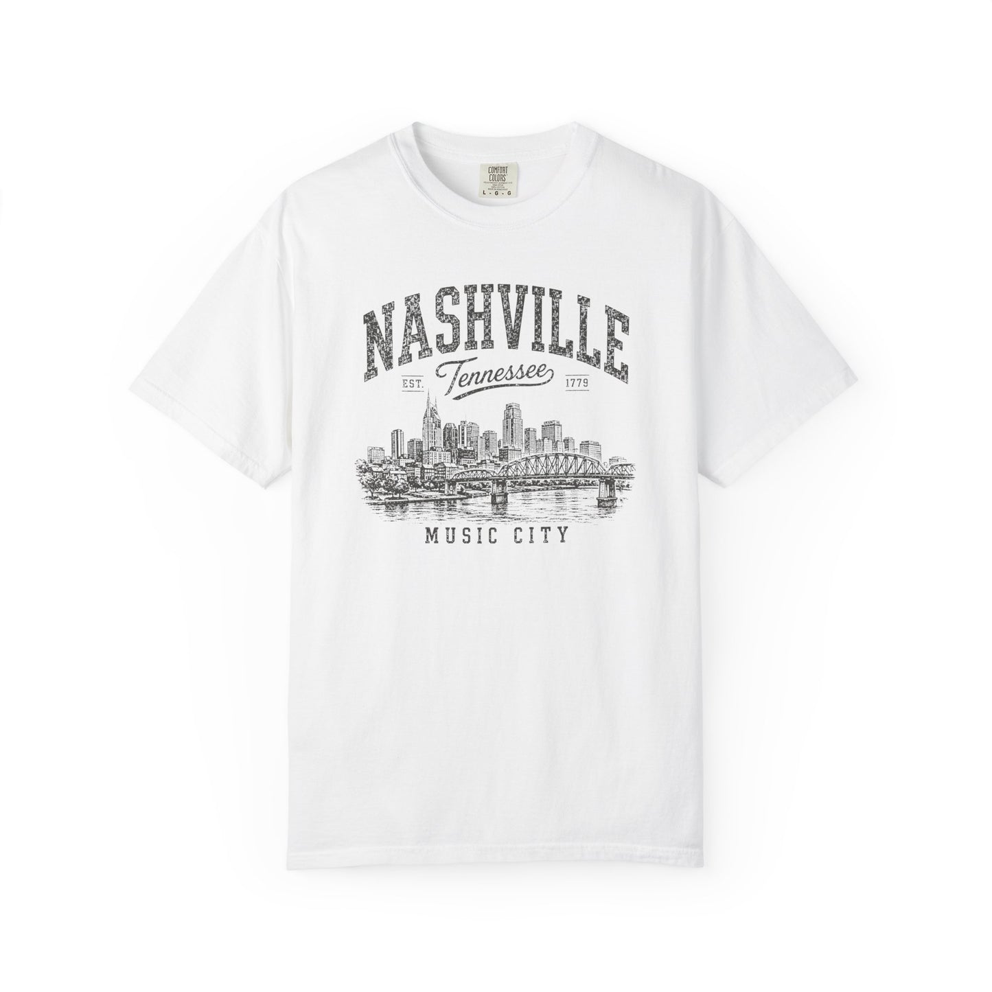 Nashville Tennessee Vintage Graphic T-Shirt | Music City Heritage Tee