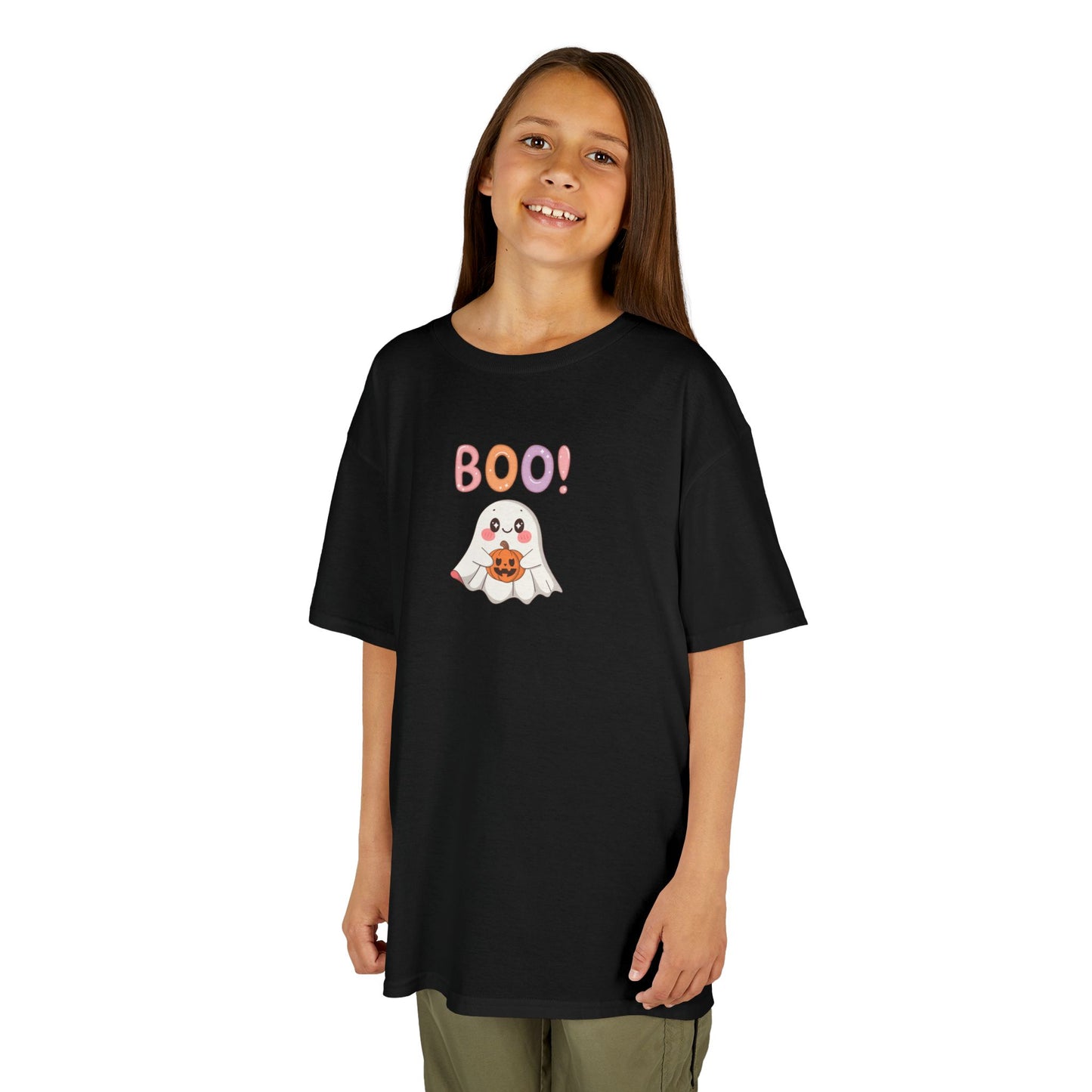 BOO Ghost Kids Halloween T-Shirt