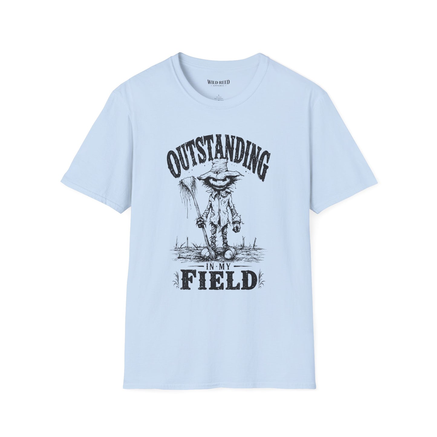 Outstanding in My Field Scarecrow Halloween T-Shirt