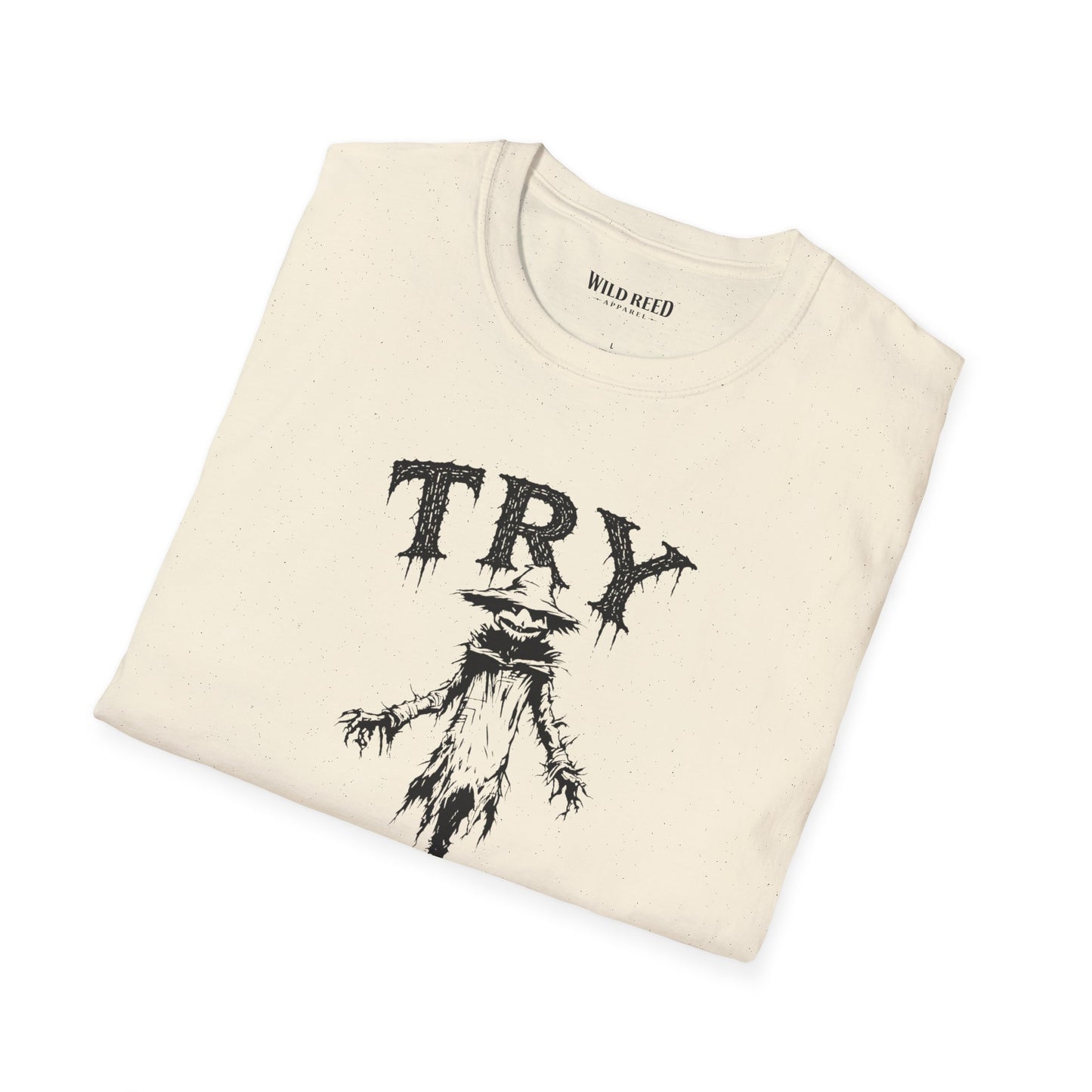 Try Me Creepy Scarecrow Halloween T-Shirt