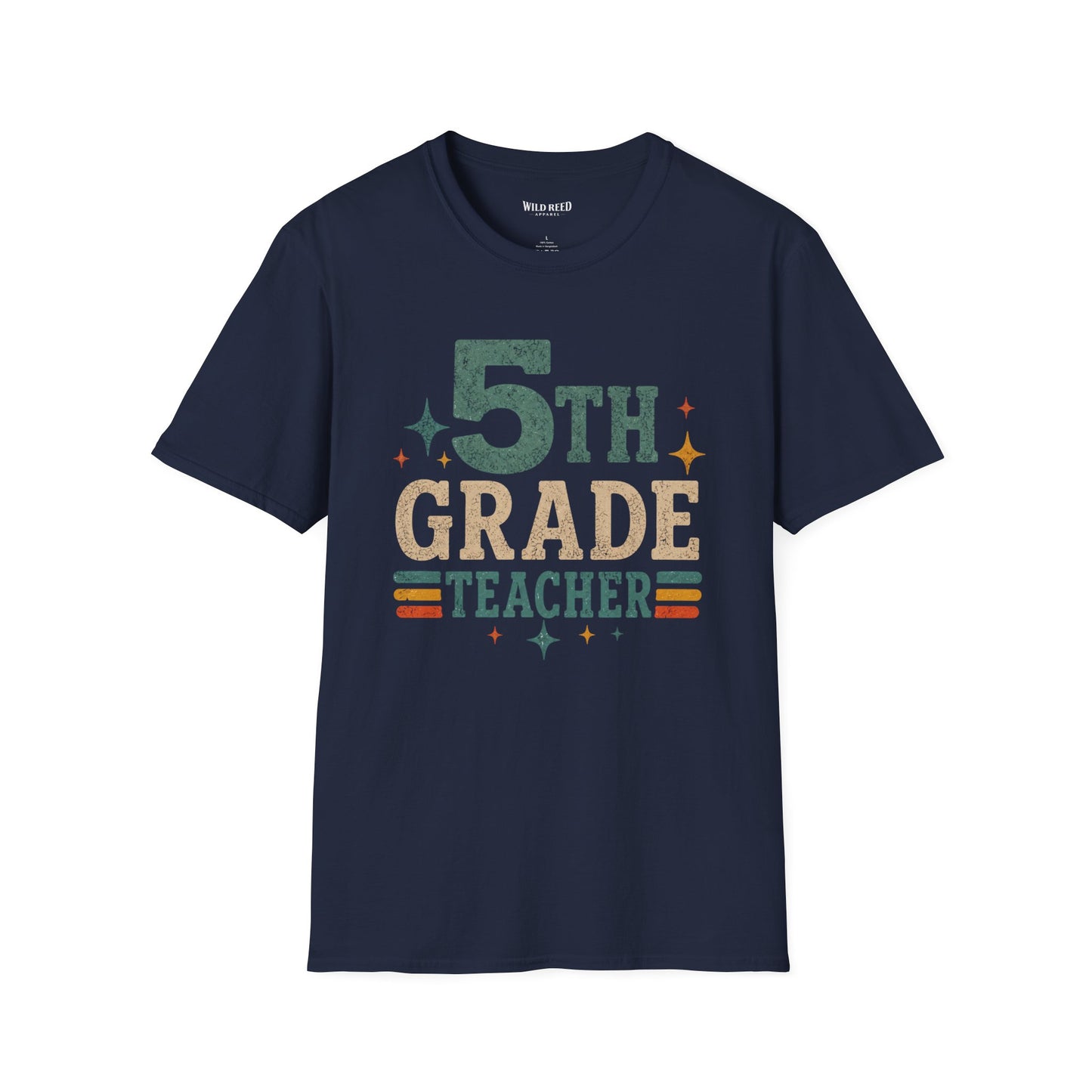 5th Grade Teacher Shirt, Retro Teacher Tee, Fifth Grade Shirt, Back to School Shirt, Teacher Gift, Classroom Shirt, Educator Tee