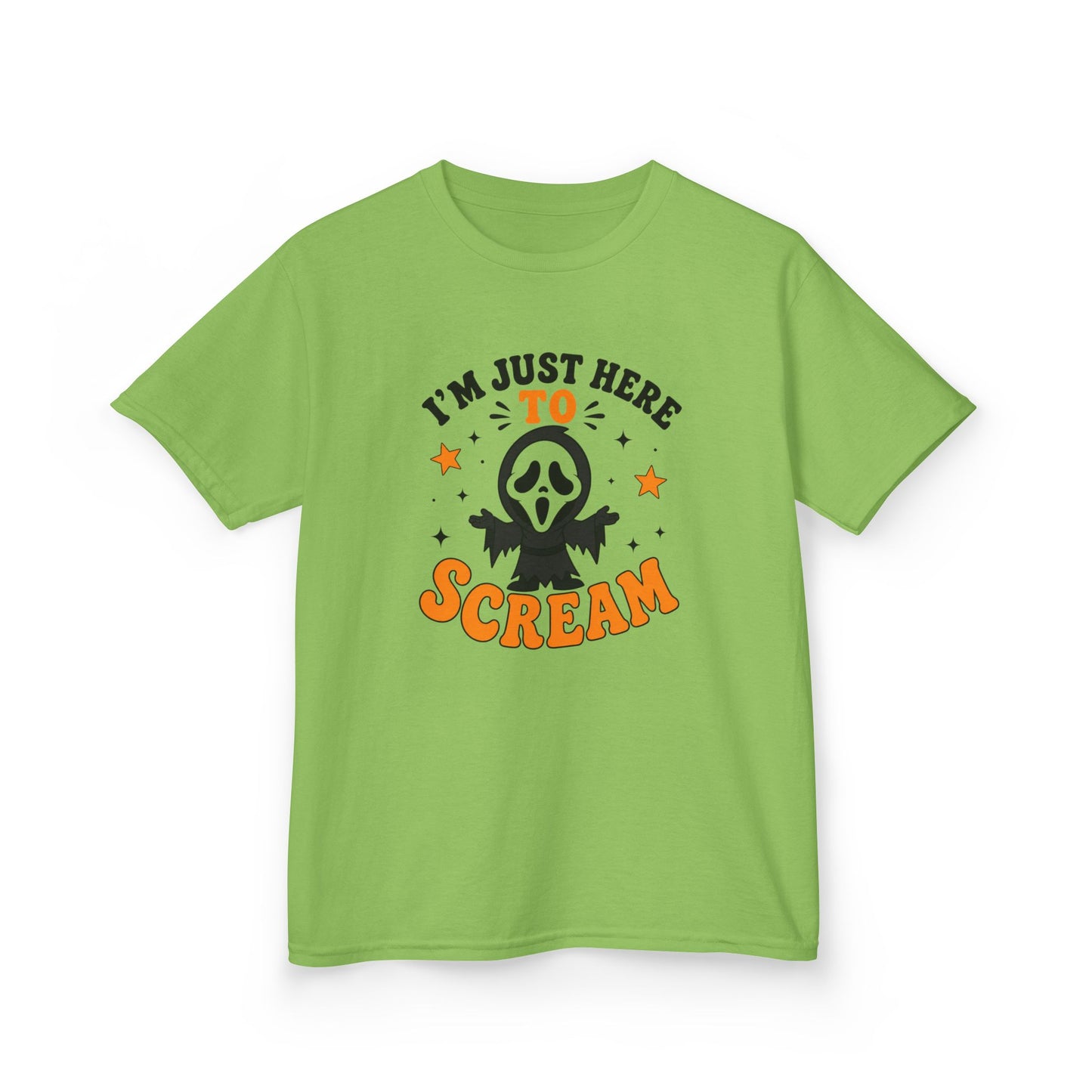 I'm Just Here to Scream Kids Shirt