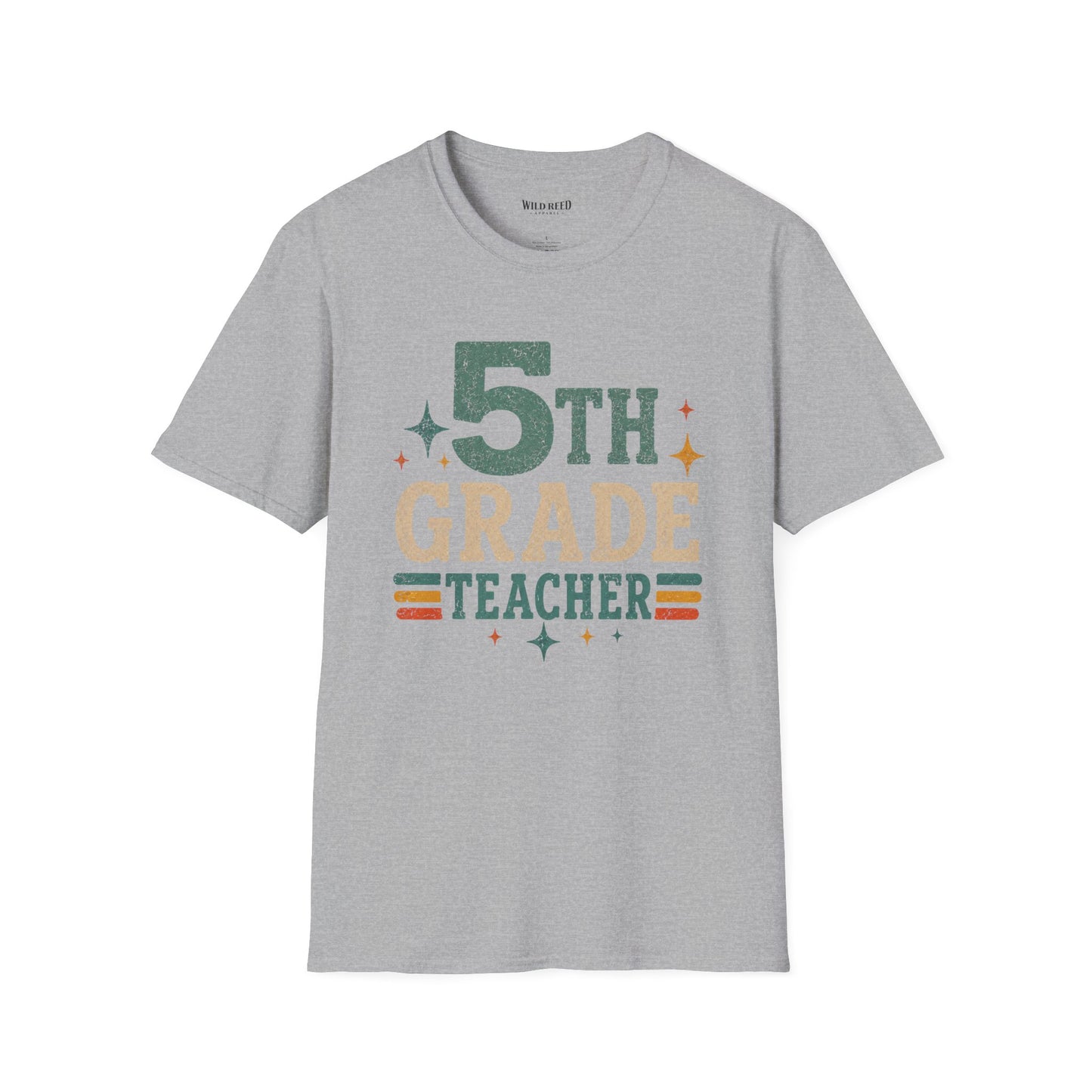 5th Grade Teacher Shirt, Retro Teacher Tee, Fifth Grade Shirt, Back to School Shirt, Teacher Gift, Classroom Shirt, Educator Tee