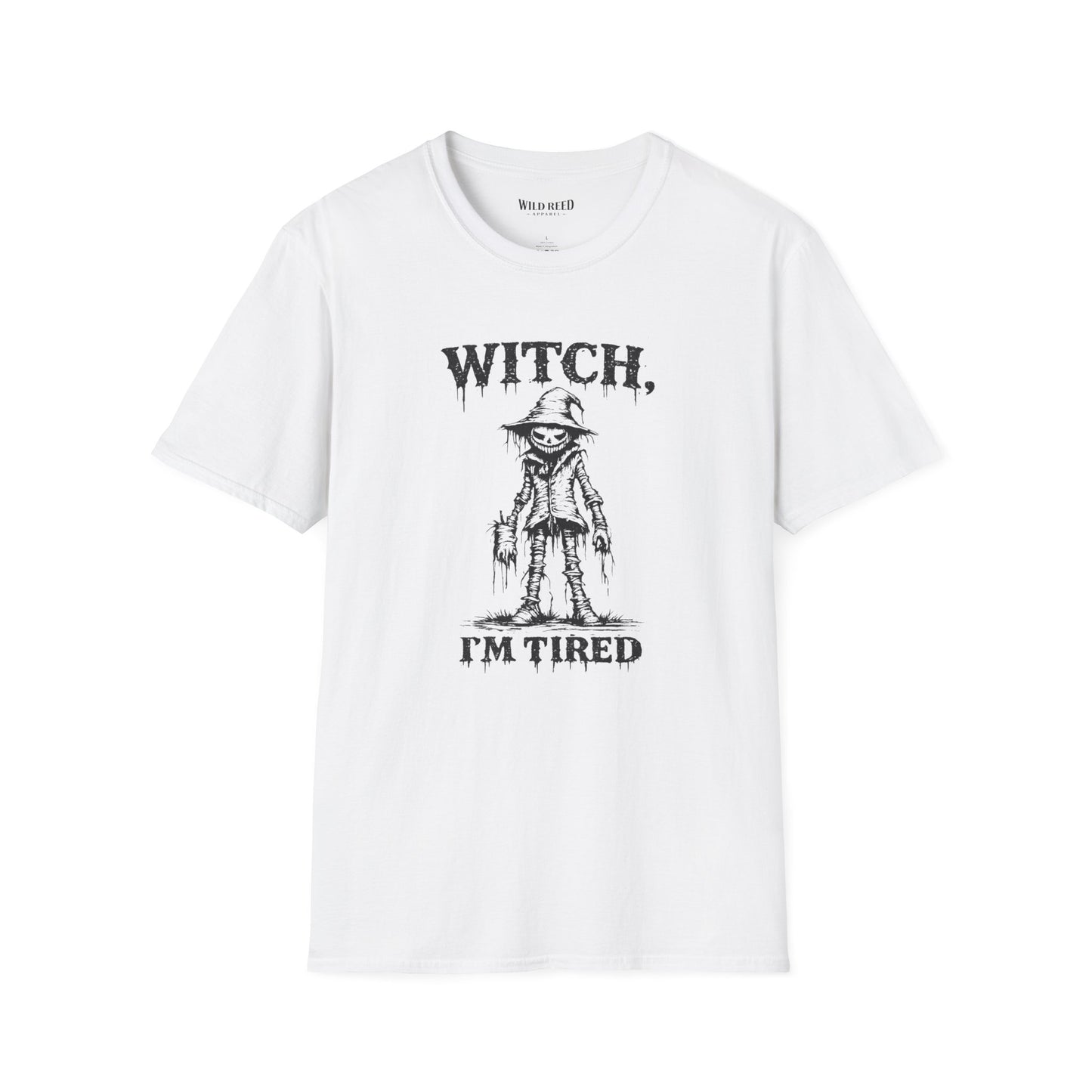 Witch, I’m Tired Scarecrow Halloween T-Shirt