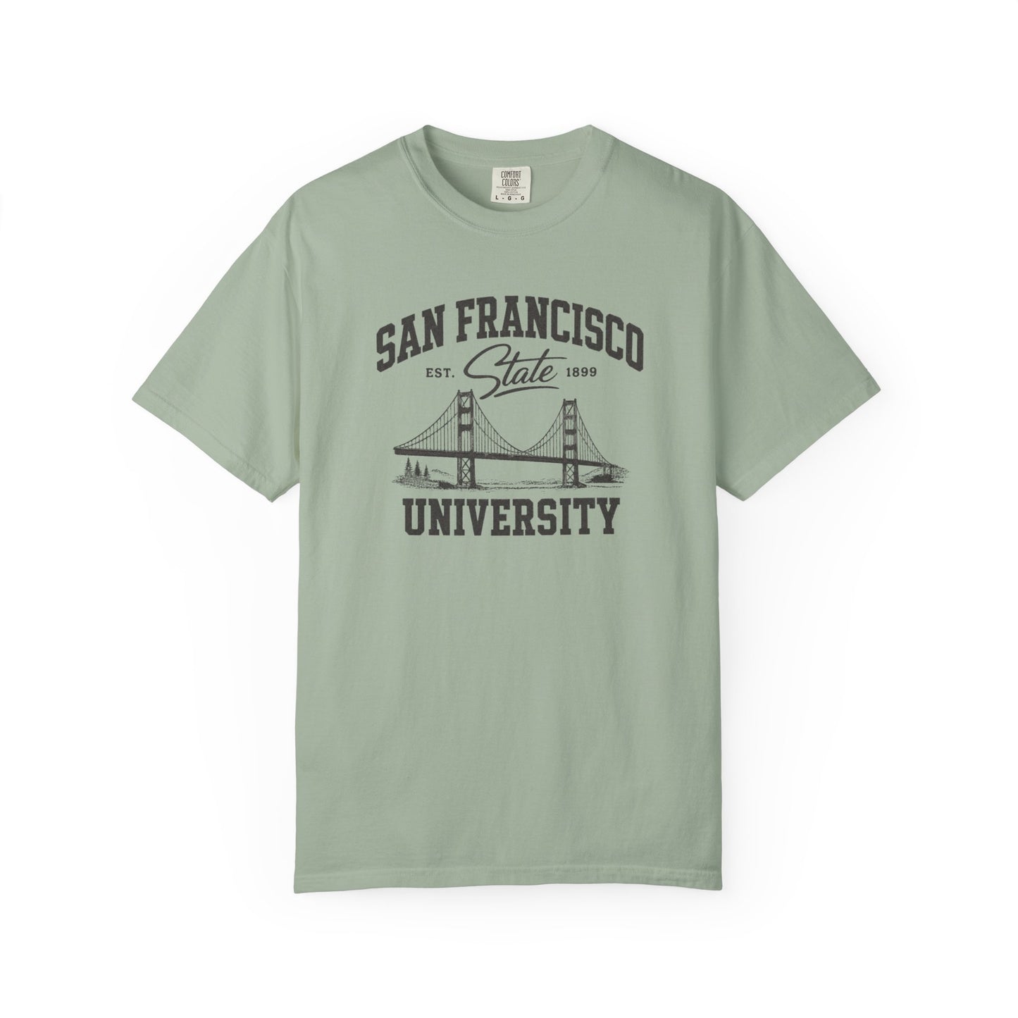 San Francisco State University Vintage Bridge Tee | Collegiate Graphic Shirt