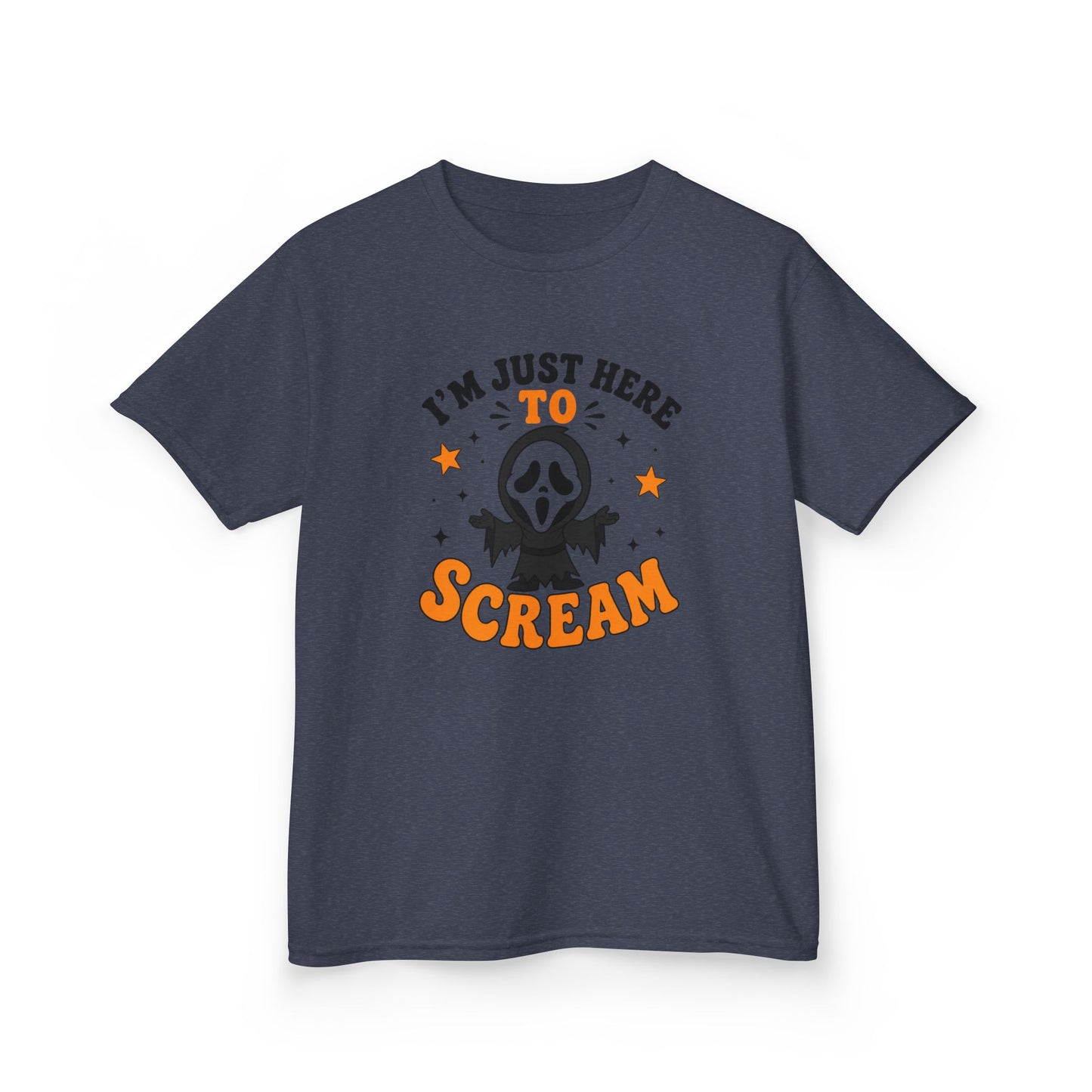 I'm Just Here to Scream Kids Shirt