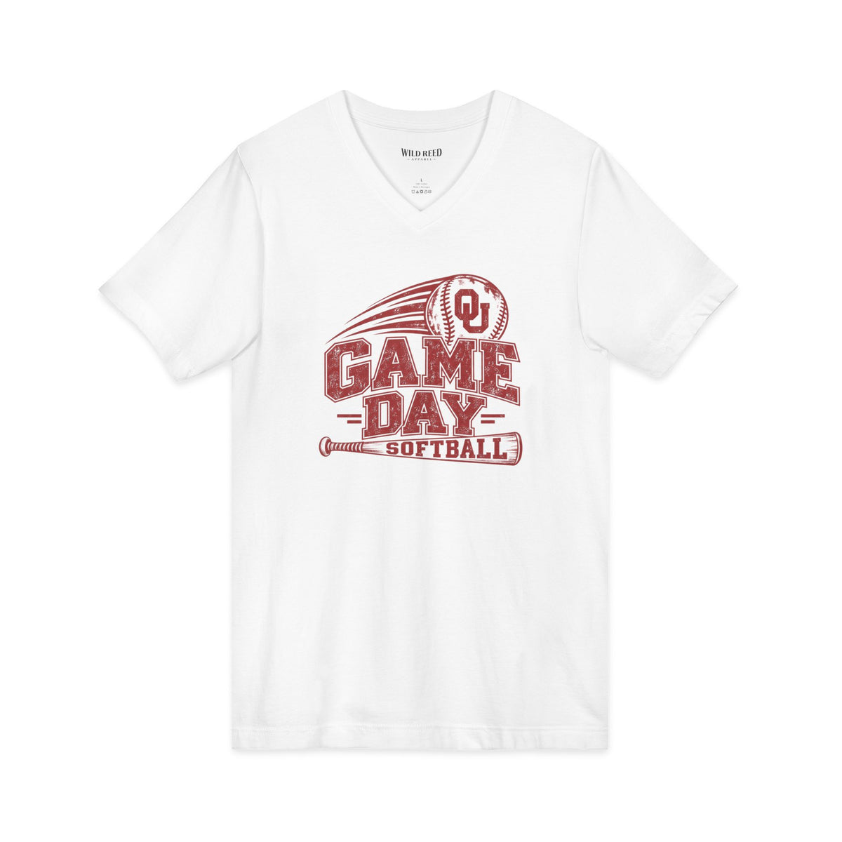 OU Softball Game Day V-Neck Tee