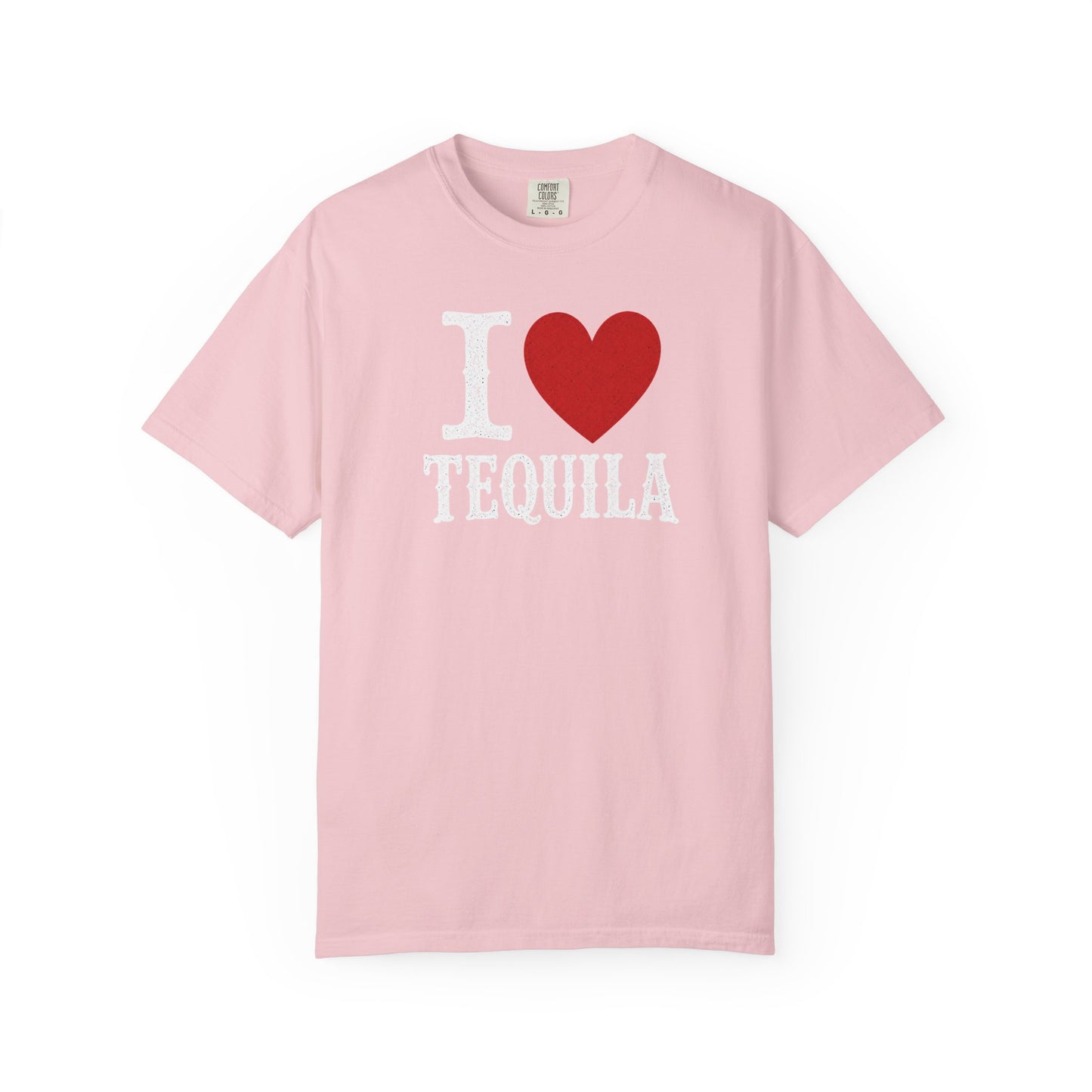 I Heart Tequila Shirt, Tequila Lover Tee, Funny Drinking Shirt, Country Concert Tee, Vintage Washed Graphic Tee, Girls Trip Shirt
