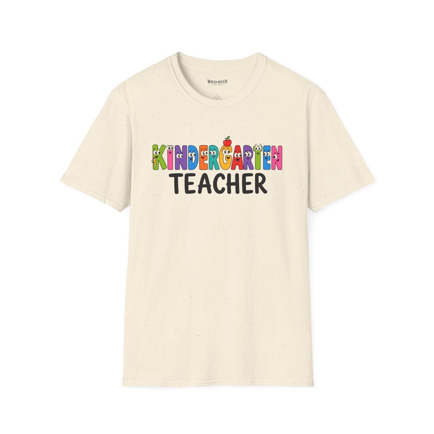 Kindergarten Teacher Shirt | Colorful Teacher Tee | Back to School Graphic T-Shirt