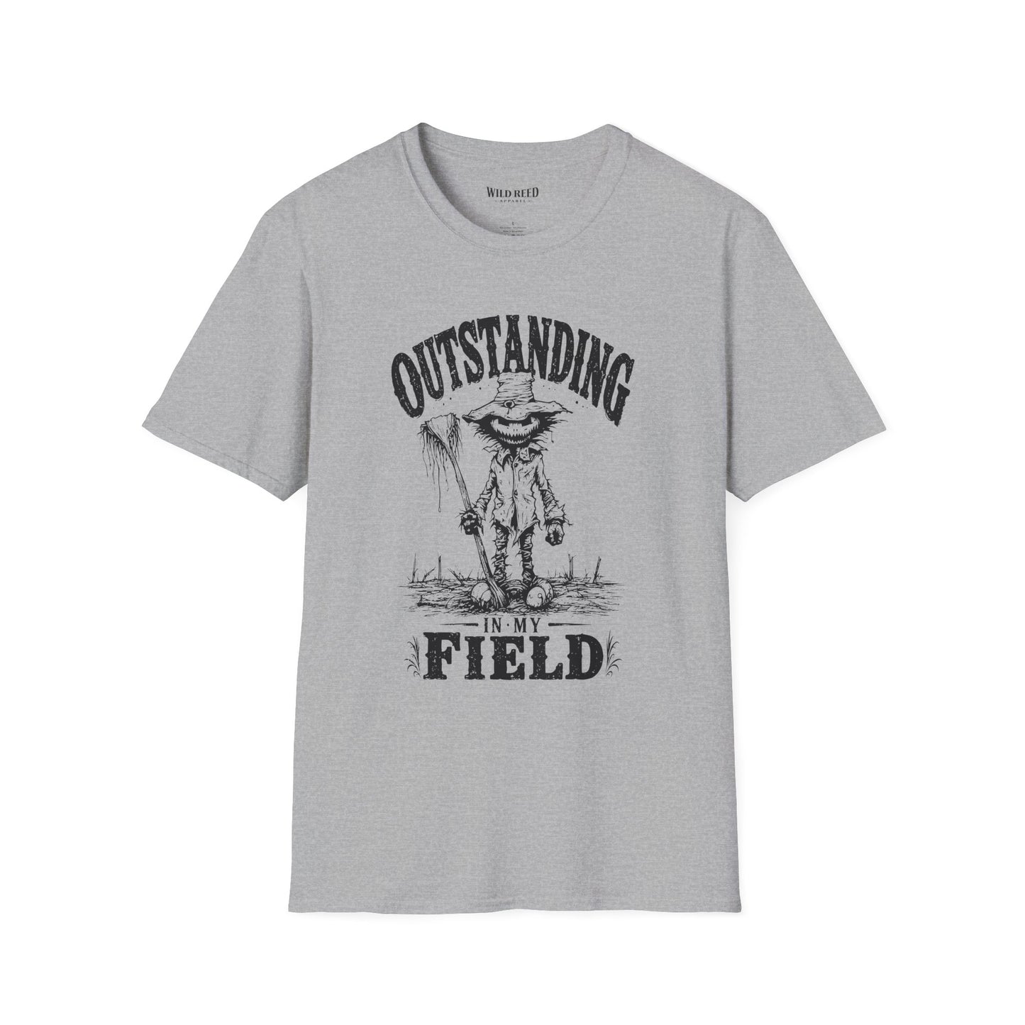 Outstanding in My Field Scarecrow Halloween T-Shirt