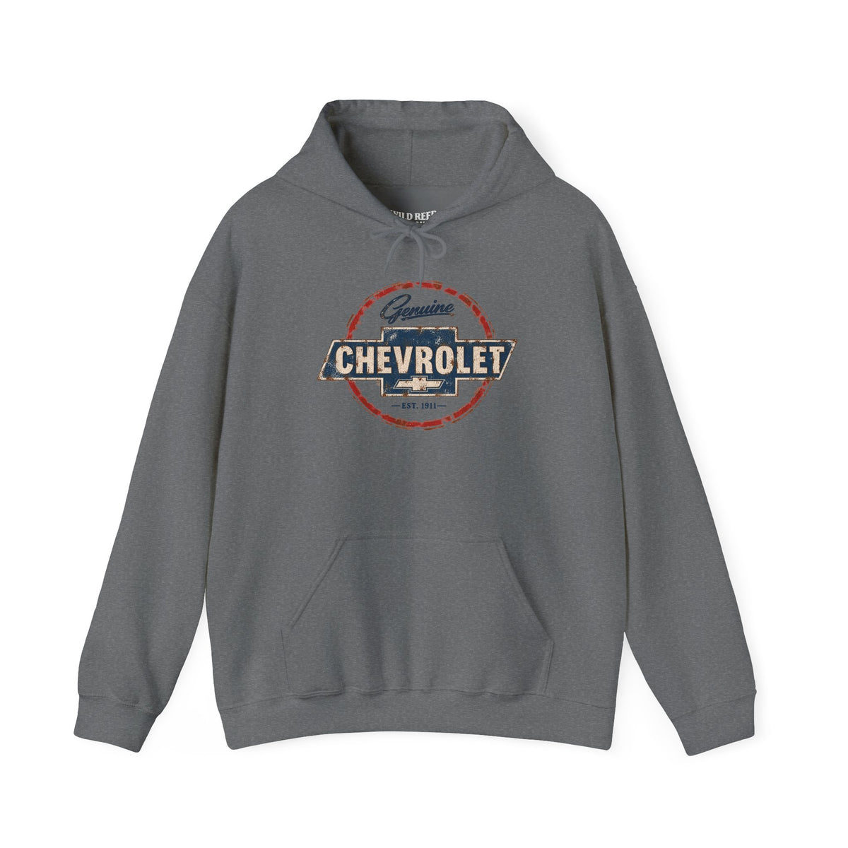 Vintage Genuine Chevrolet Graphic Hoodie | Retro Classic Car Sweatshirt