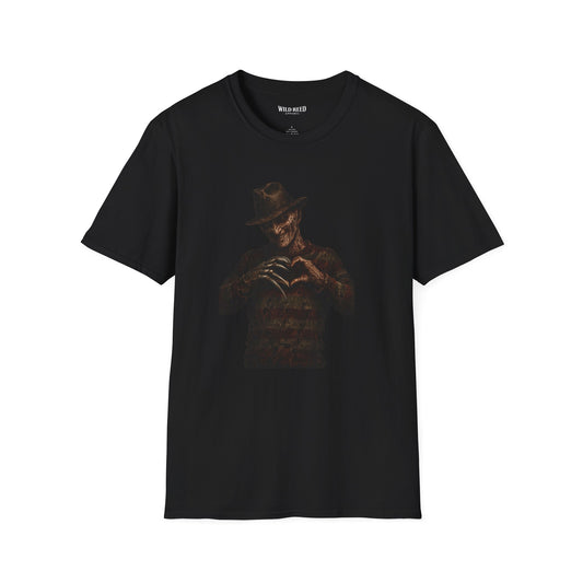 Nightmare Slasher Heart Hands Color Graphic Tee