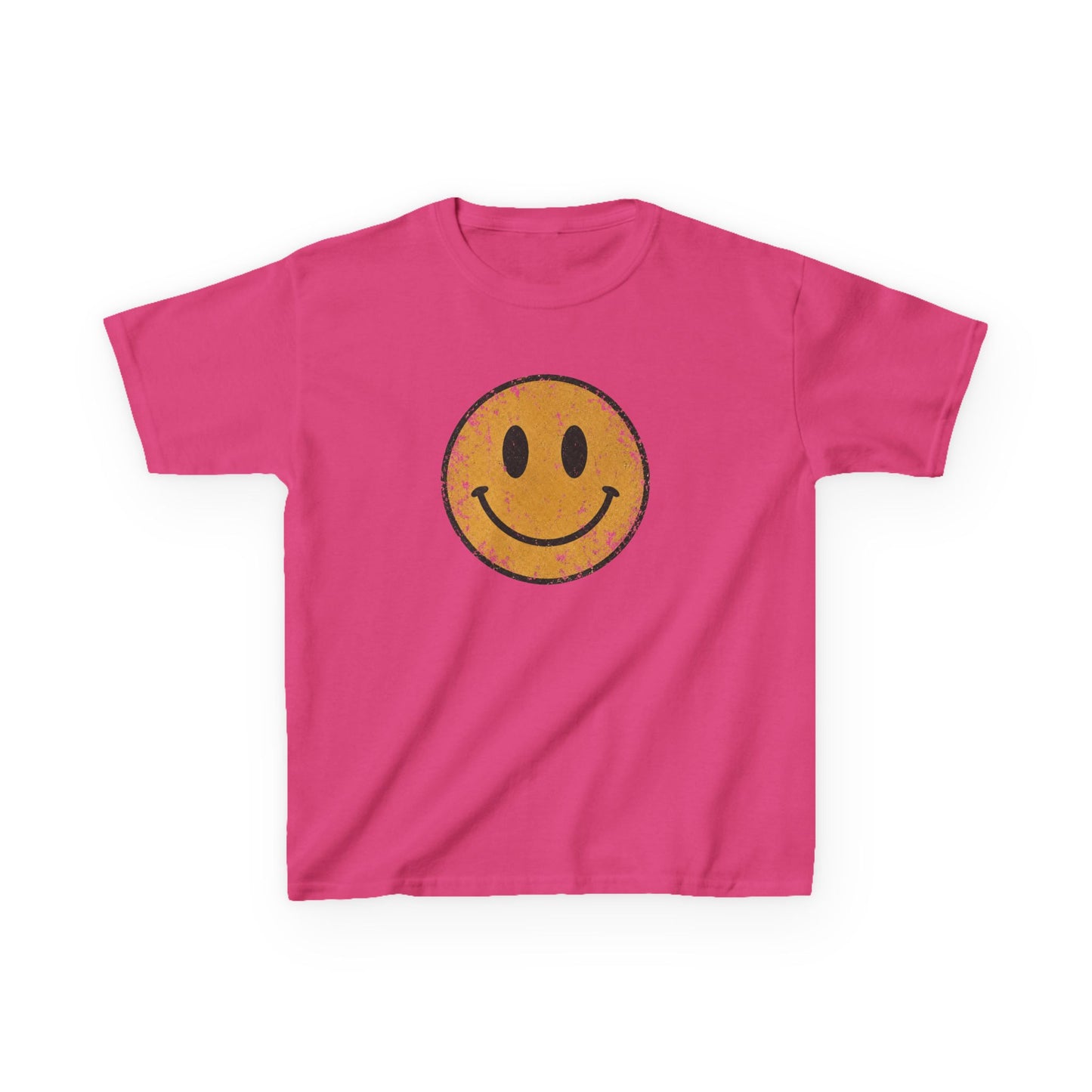 Vintage Smiley Face Kids T-Shirt | Retro Happy Face Toddler & Youth Graphic Tee