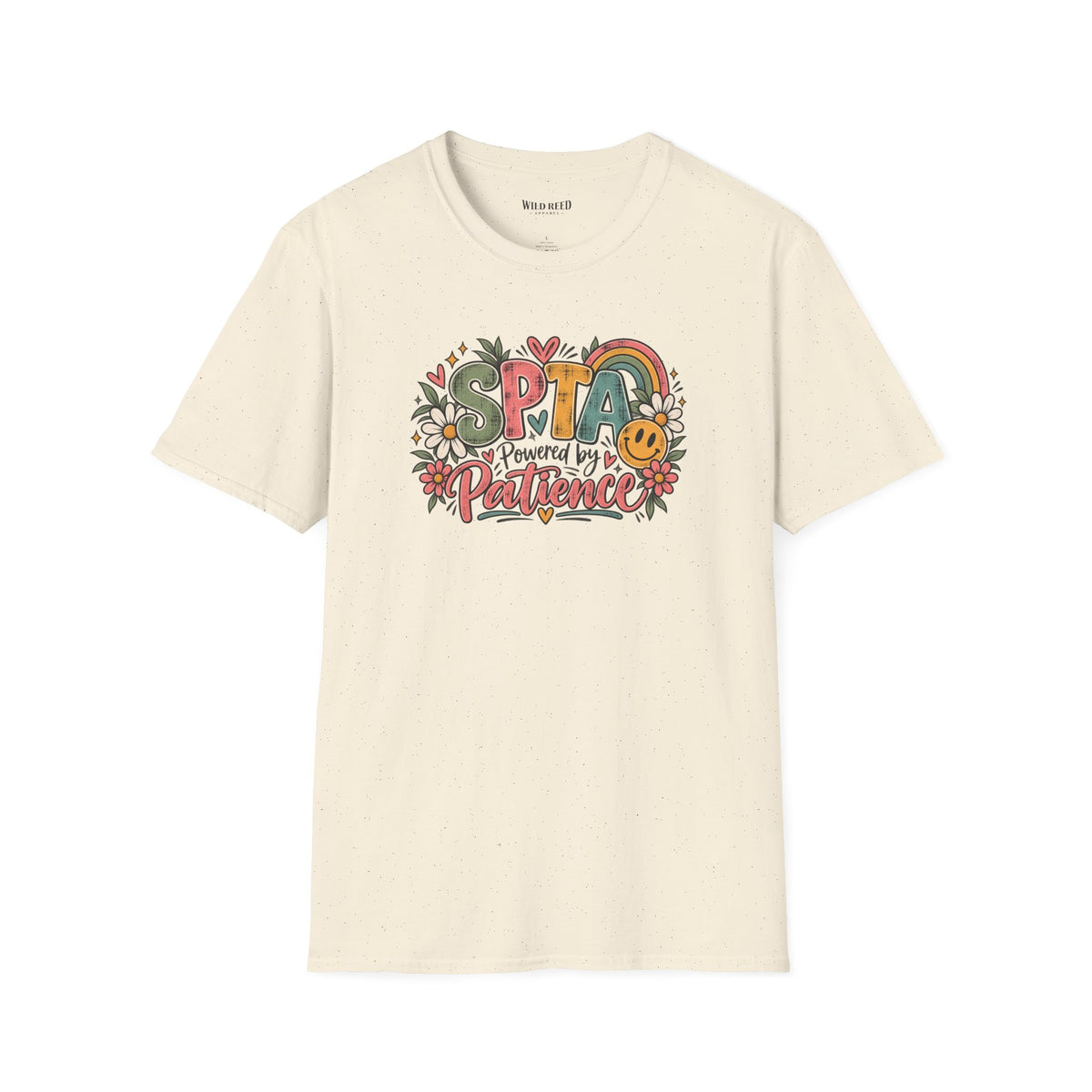 SPTA Powered by Patience Graphic Tee | School Support Staff Shirt