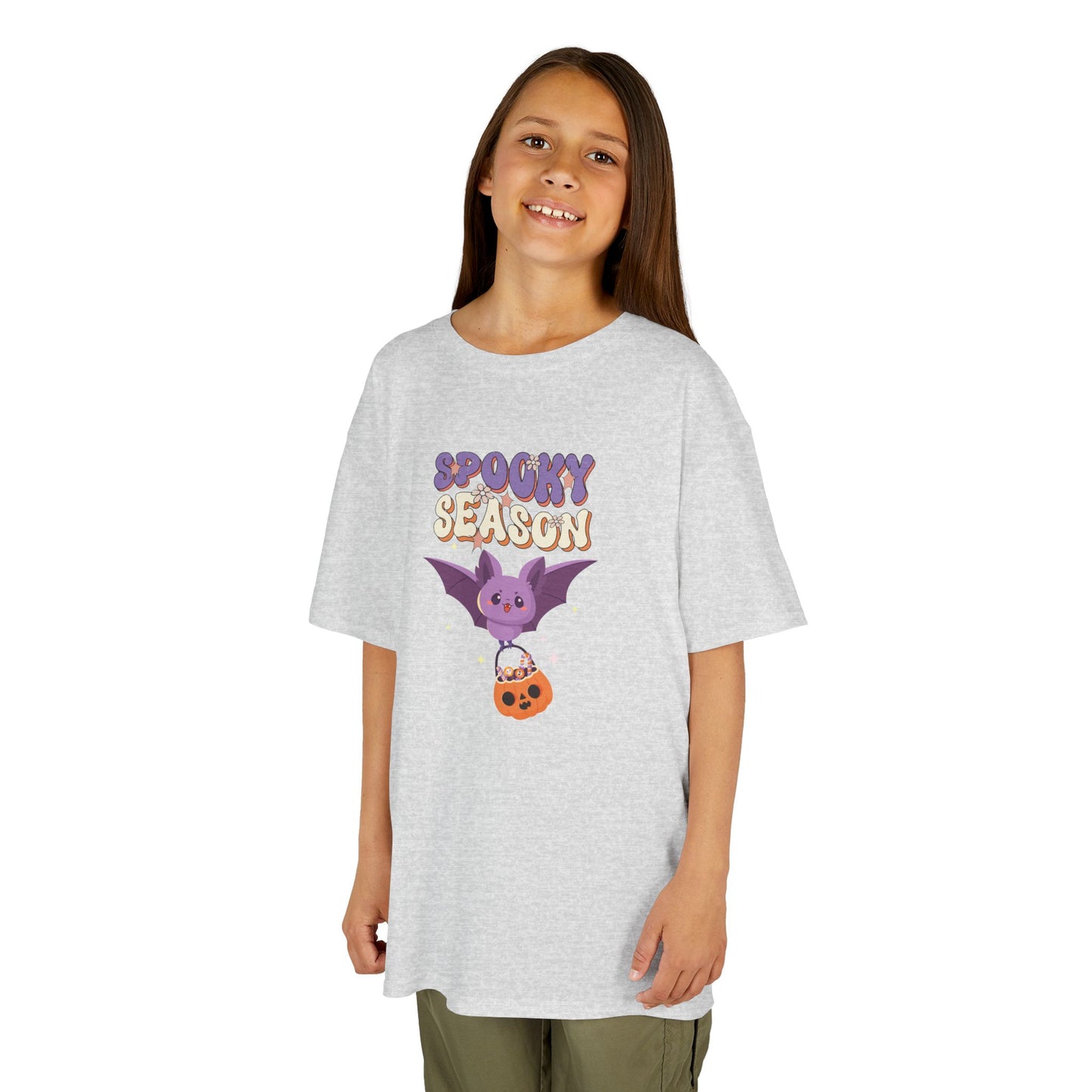 Spooky Season Bat Kids Halloween T-Shirt