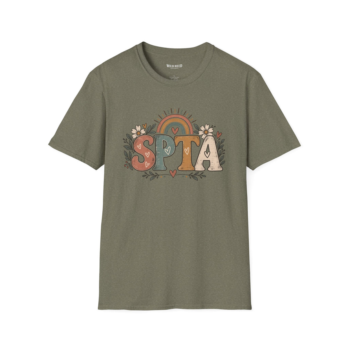 SPTA Boho Graphic Tee | School Support Staff Shirt