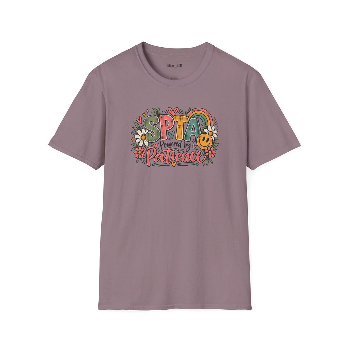 SPTA Powered by Patience Graphic Tee | School Support Staff Shirt