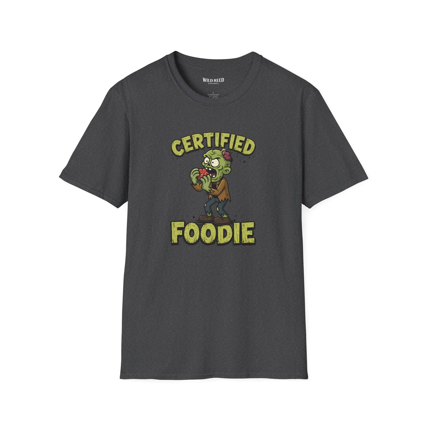 Certified Foodie Funny Zombie Graphic Tee