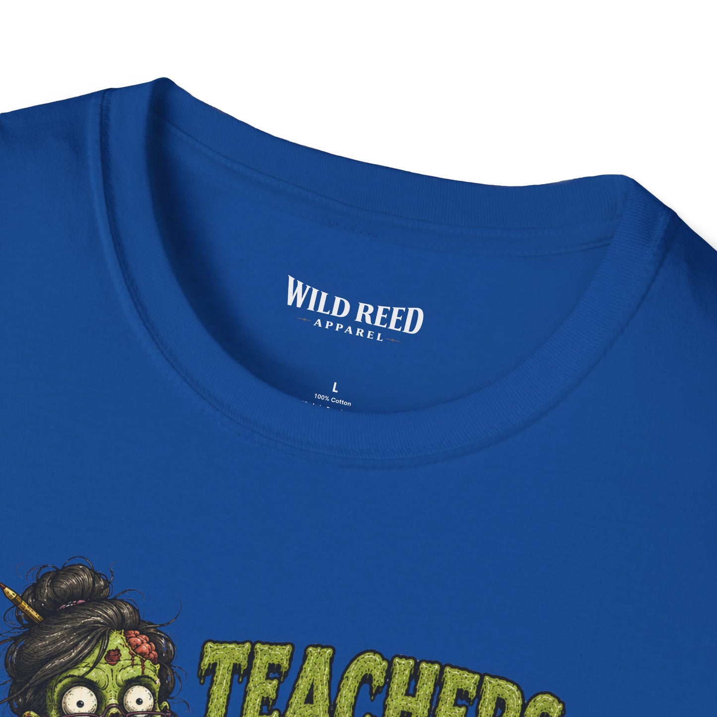 Teachers Love Brains Funny Zombie Teacher Graphic Tee