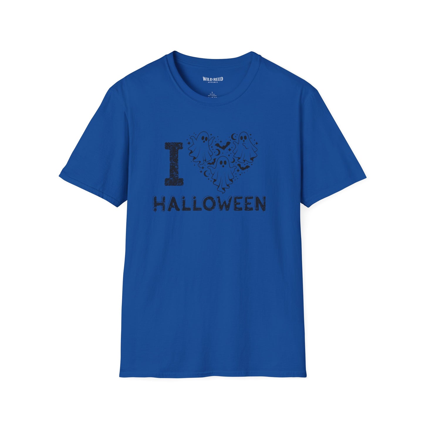 I Love Halloween Ghost Heart T-Shirt