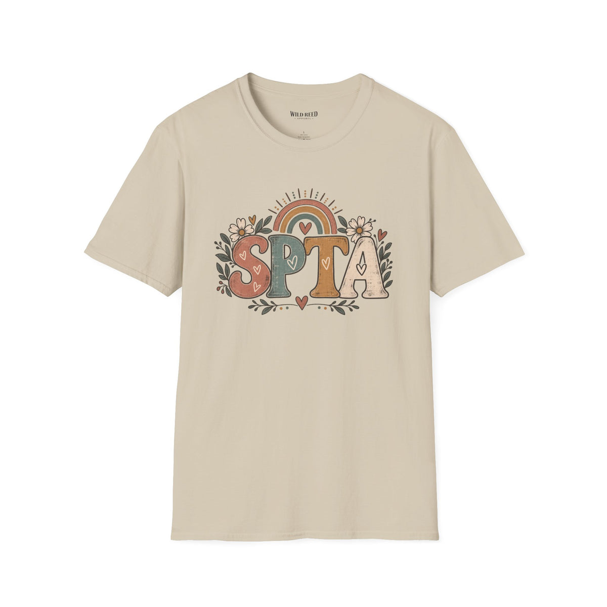 SPTA Boho Graphic Tee | School Support Staff Shirt