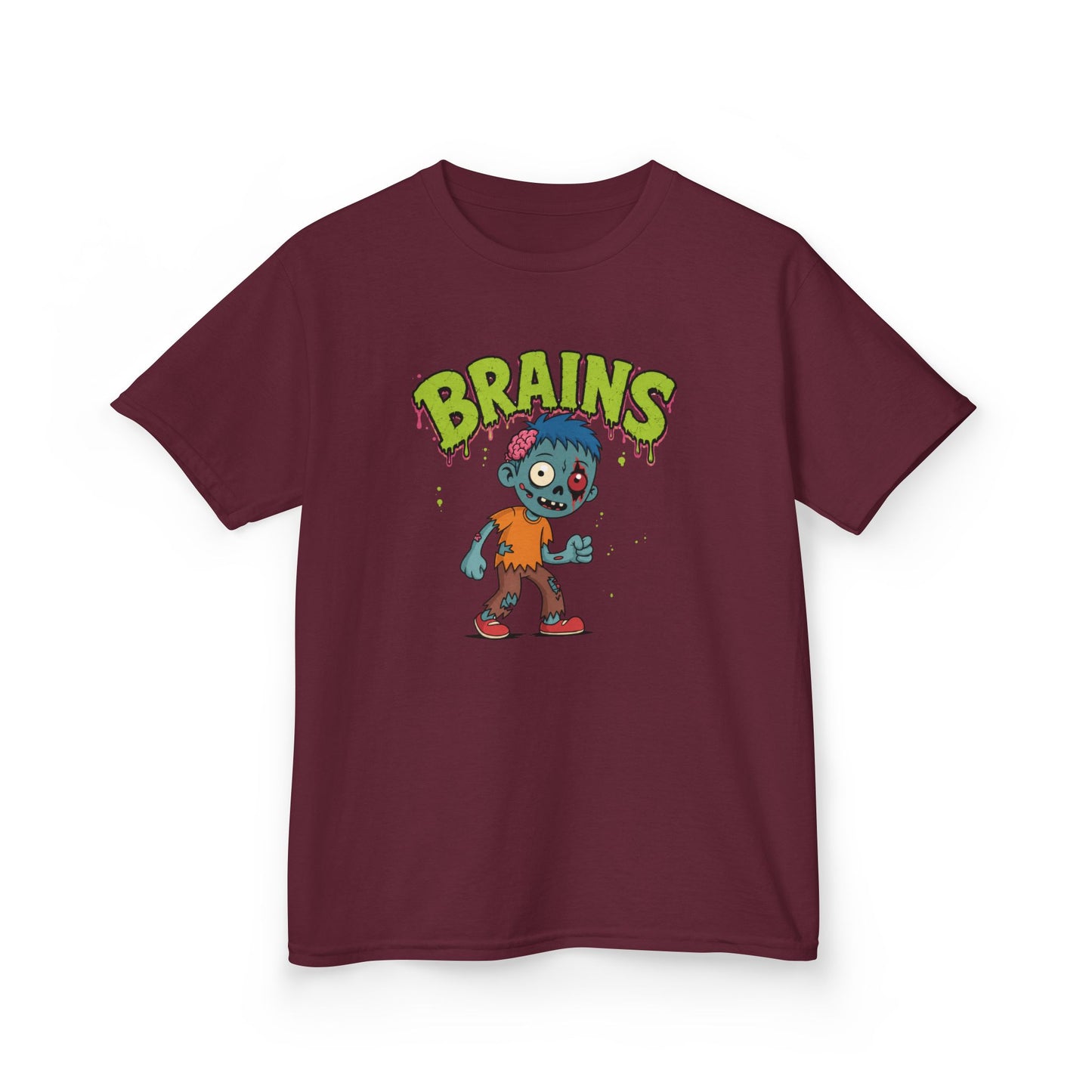 Brains Zombie Kids Halloween T-Shirt