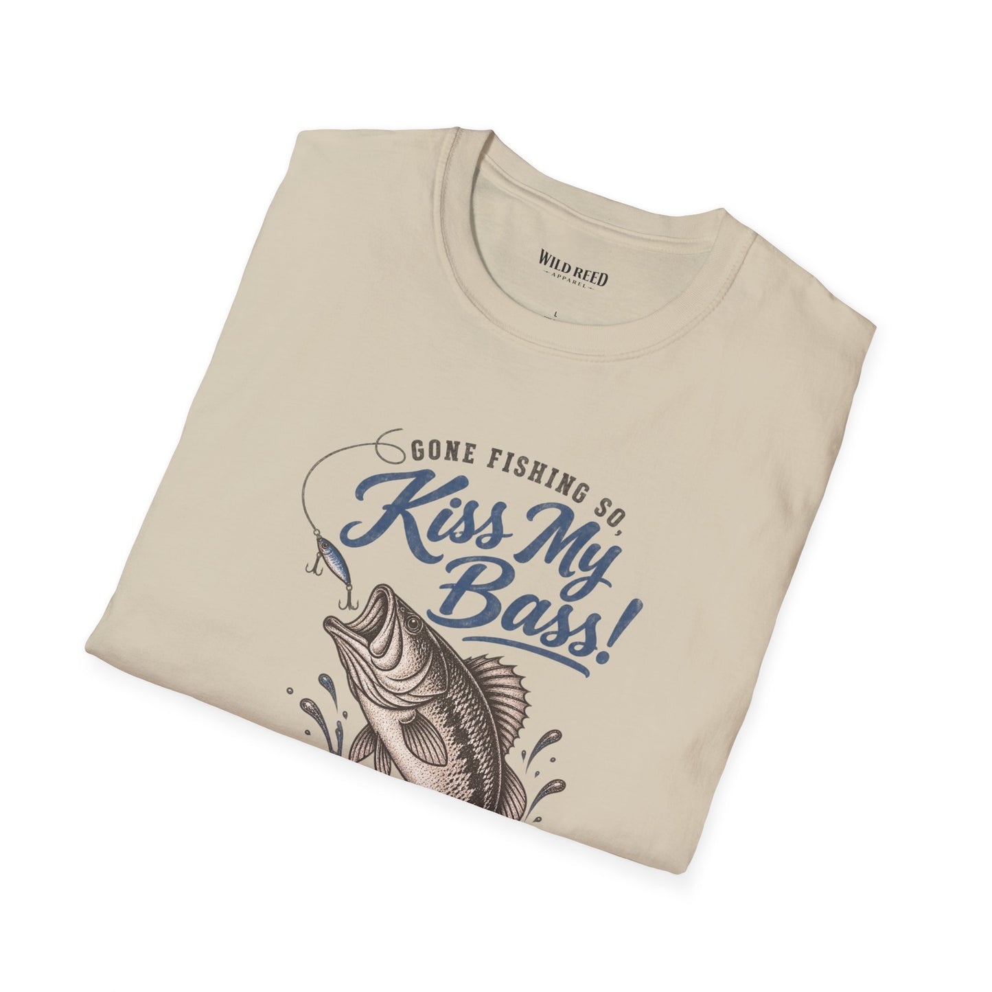 O’Fishally Retired Kiss My Bass Fishing Retirement T-Shirt