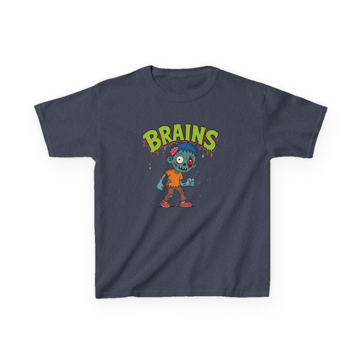 Brains Zombie Kids Halloween T-Shirt
