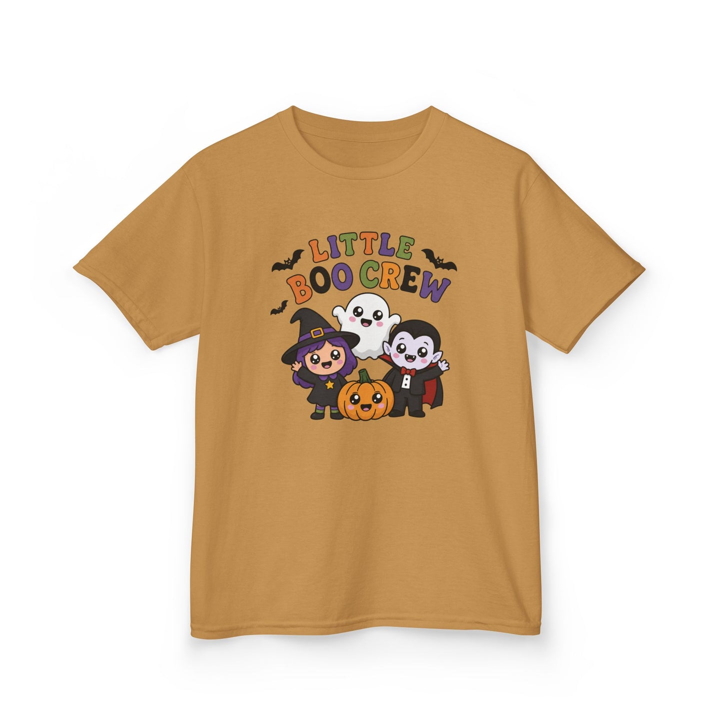 Little Boo Crew Kids T-Shirt | Cute Halloween Friends Youth Graphic Tee for Boys & Girls