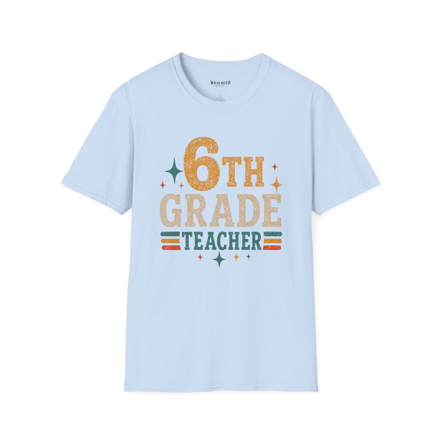 6th Grade Teacher Shirt, Retro Teacher Tee, Sixth Grade Shirt, Back to School Shirt, Teacher Gift, Classroom Shirt, Educator Tee