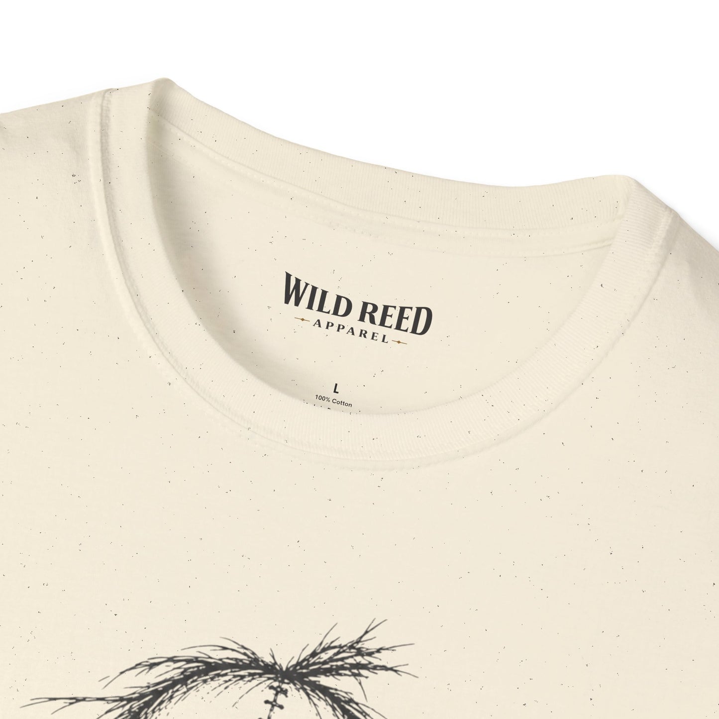 Wild Reed Apparel Creepy Ragdoll Halloween Shirt | Vintage Scarecrow Graphic Tee | Spooky Season Unisex T-Shirt