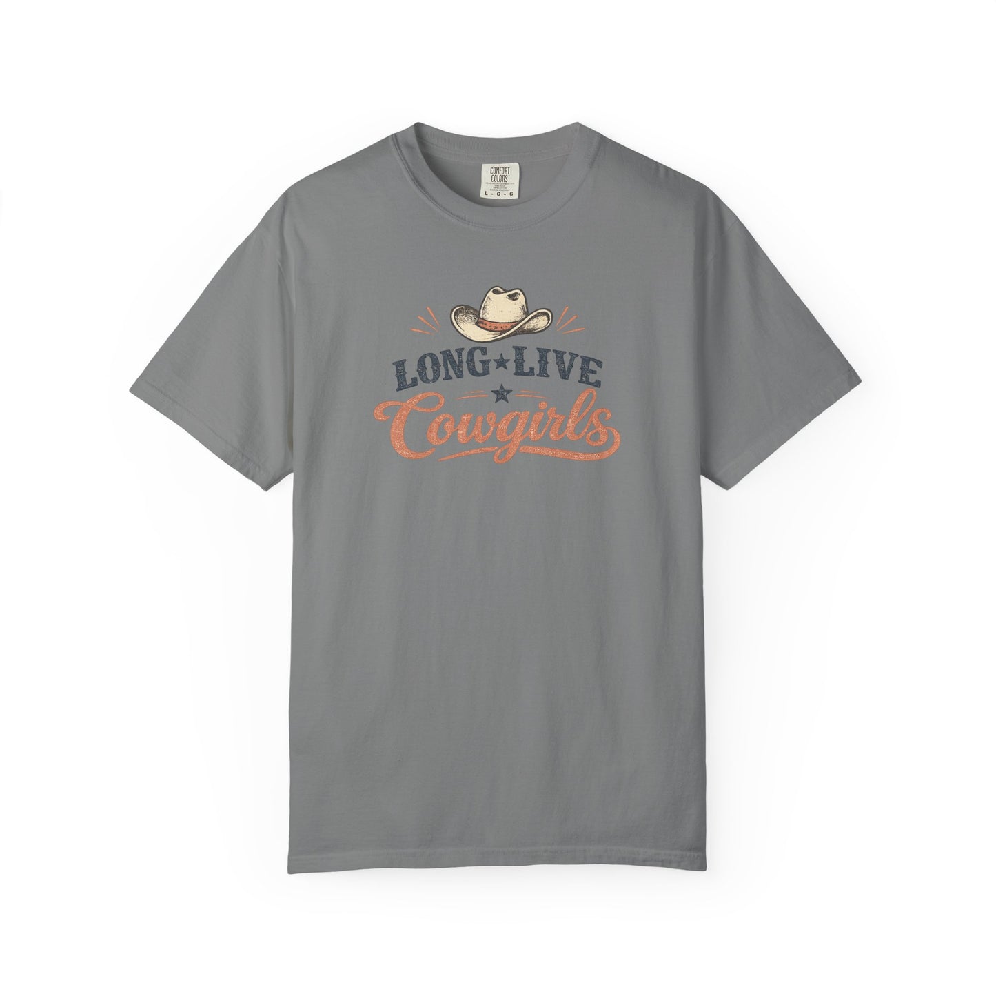 Long Live Cowgirls Vintage Western Graphic Tee | Distressed Country Shirt | Cowgirl Concert Tee | Wild Range Collection