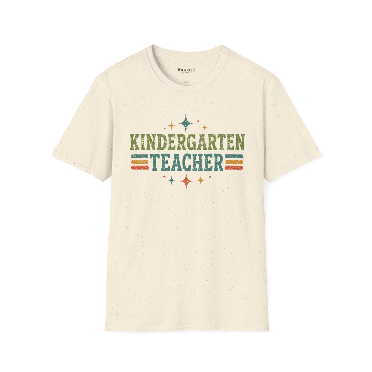 Kindergarten Teacher Shirt | Back to School Teacher Tee | Retro Grade Level Graphic T-Shirt
