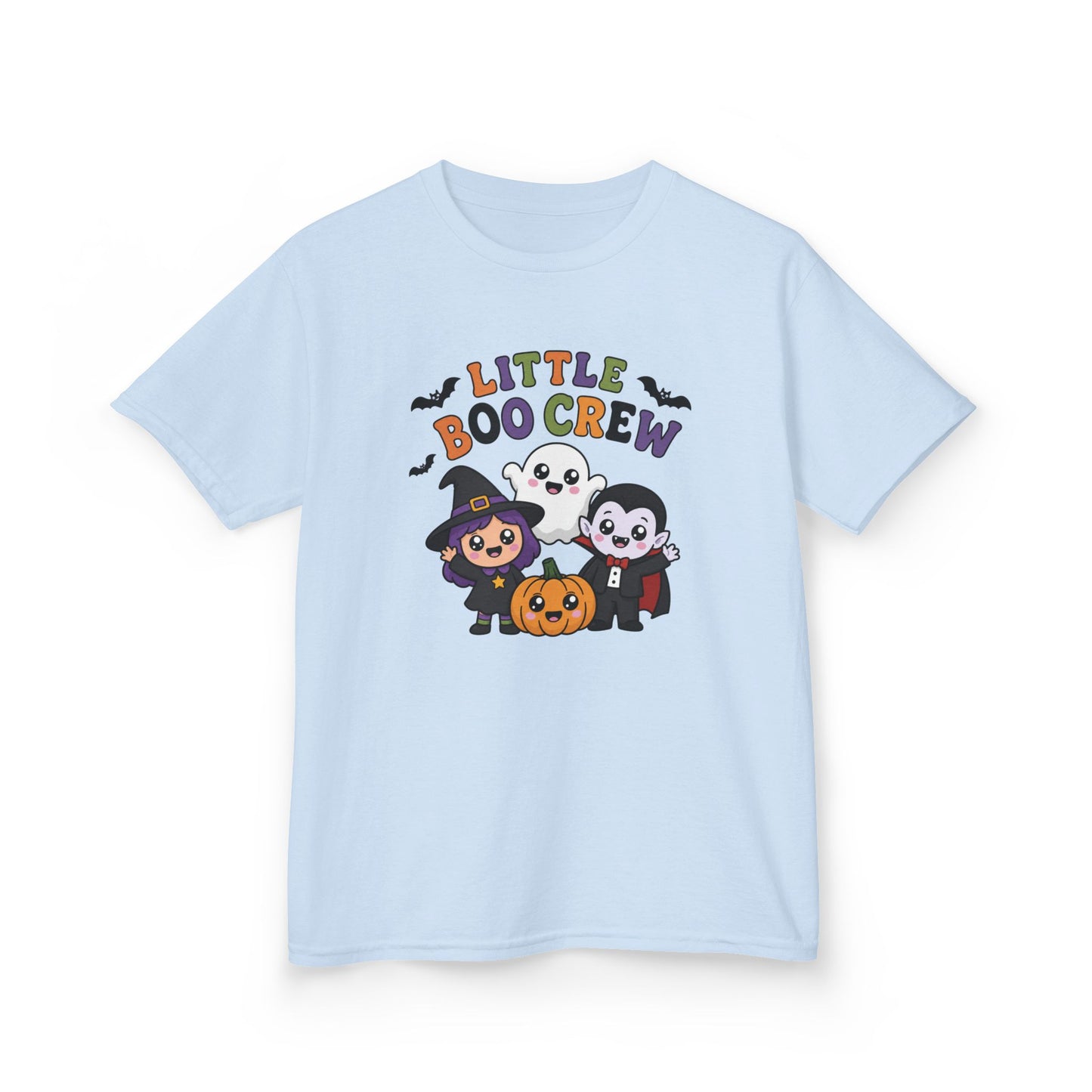 Little Boo Crew Kids T-Shirt | Cute Halloween Friends Youth Graphic Tee for Boys & Girls