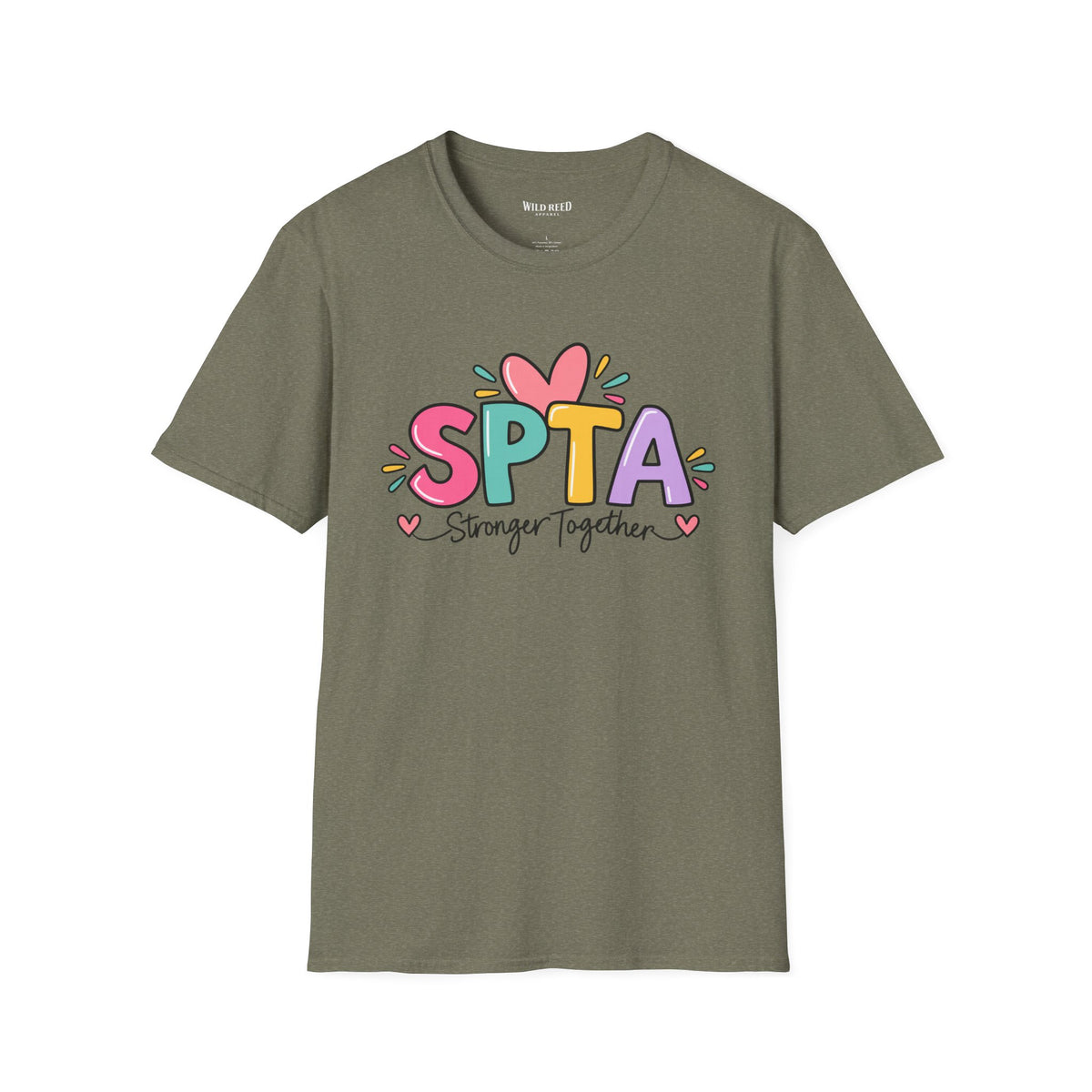 SPTA Stronger Together Graphic Tee | School Support Staff Shirt