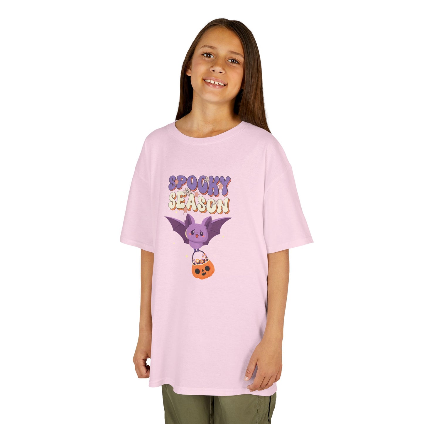 Spooky Season Bat Kids Halloween T-Shirt