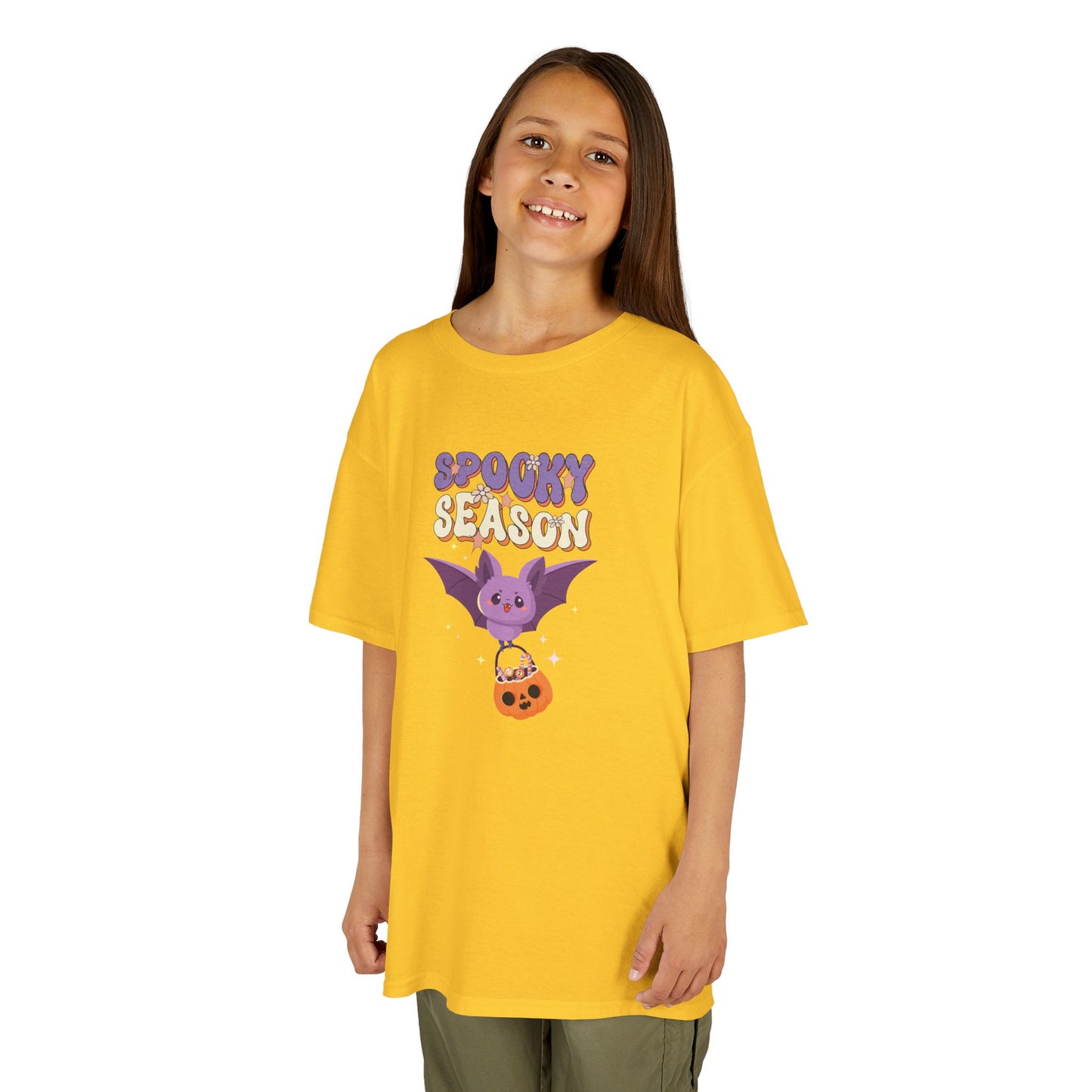Spooky Season Bat Kids Halloween T-Shirt