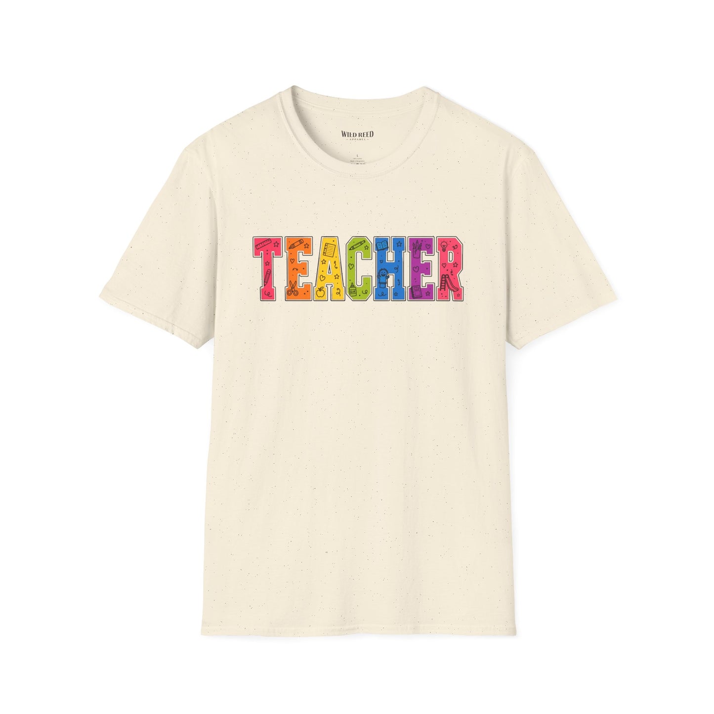 Teacher Shirt | Colorful Teacher Tee | Back to School Graphic T-Shirt