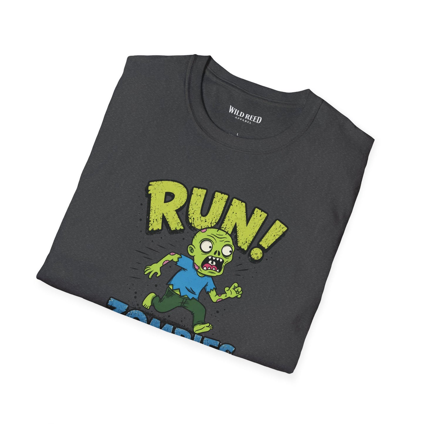 Run! Zombies Are Coming Funny Zombie Graphic Tee