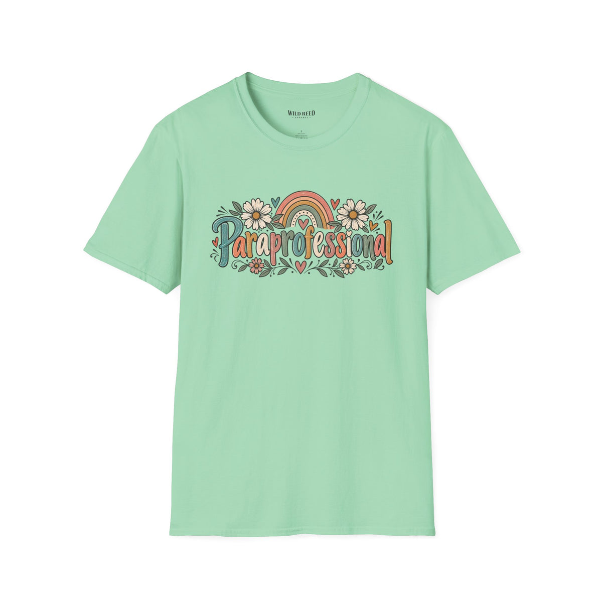 Paraprofessional Boho Graphic Tee | Paraeducator School Staff Shirt