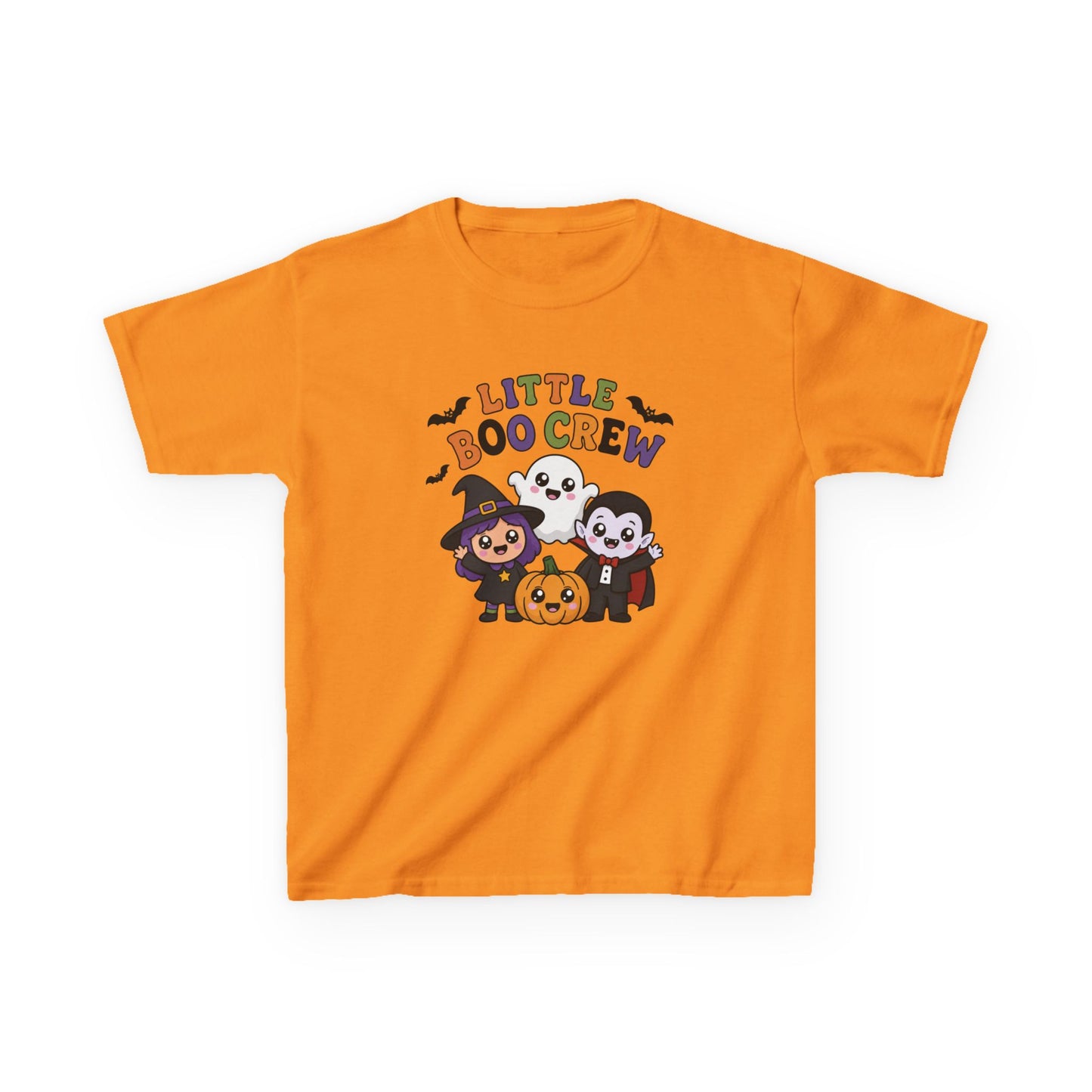 Little Boo Crew Kids T-Shirt | Cute Halloween Friends Youth Graphic Tee for Boys & Girls