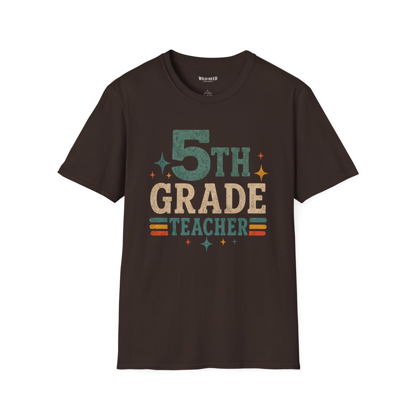 5th Grade Teacher Shirt, Retro Teacher Tee, Fifth Grade Shirt, Back to School Shirt, Teacher Gift, Classroom Shirt, Educator Tee