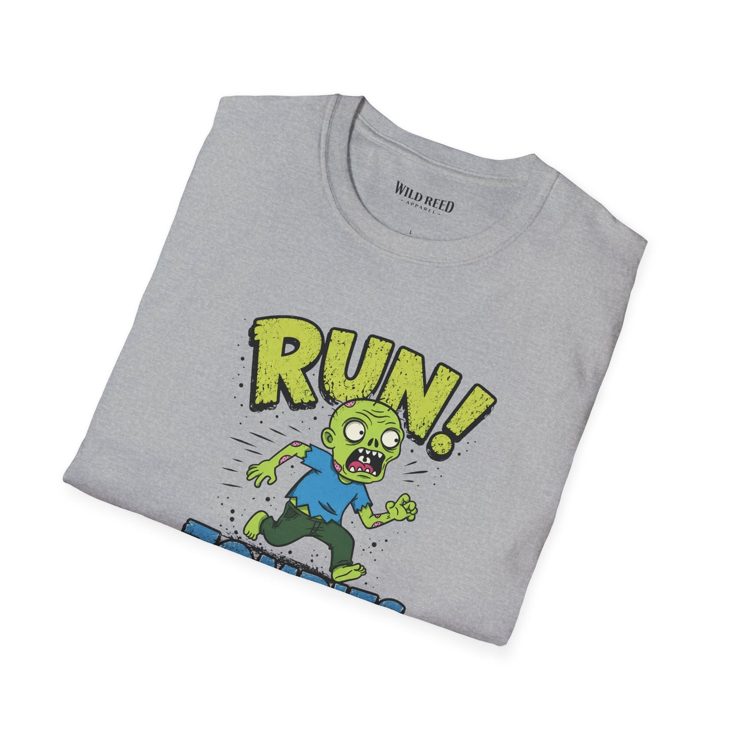 Run! Zombies Are Coming Funny Zombie Graphic Tee