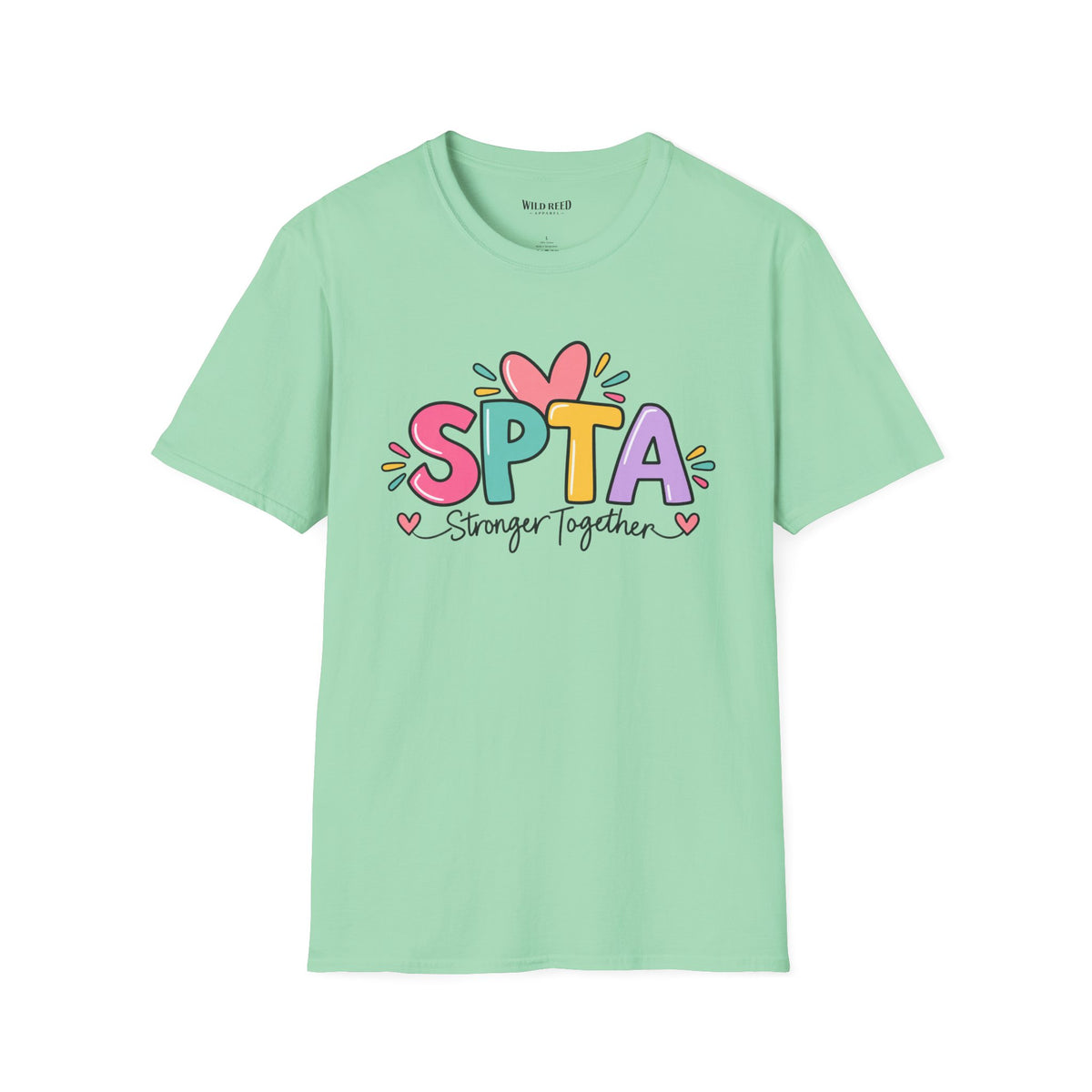 SPTA Stronger Together Graphic Tee | School Support Staff Shirt