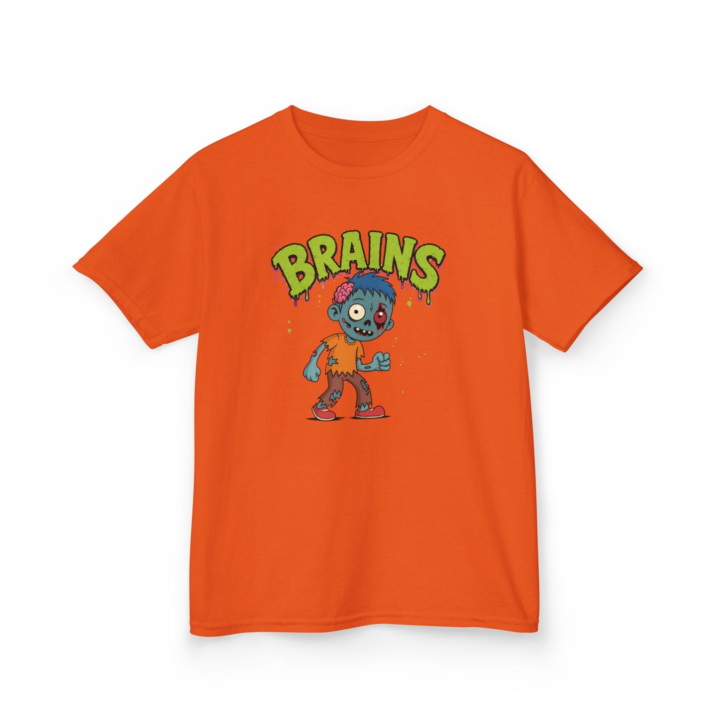 Brains Zombie Kids Halloween T-Shirt